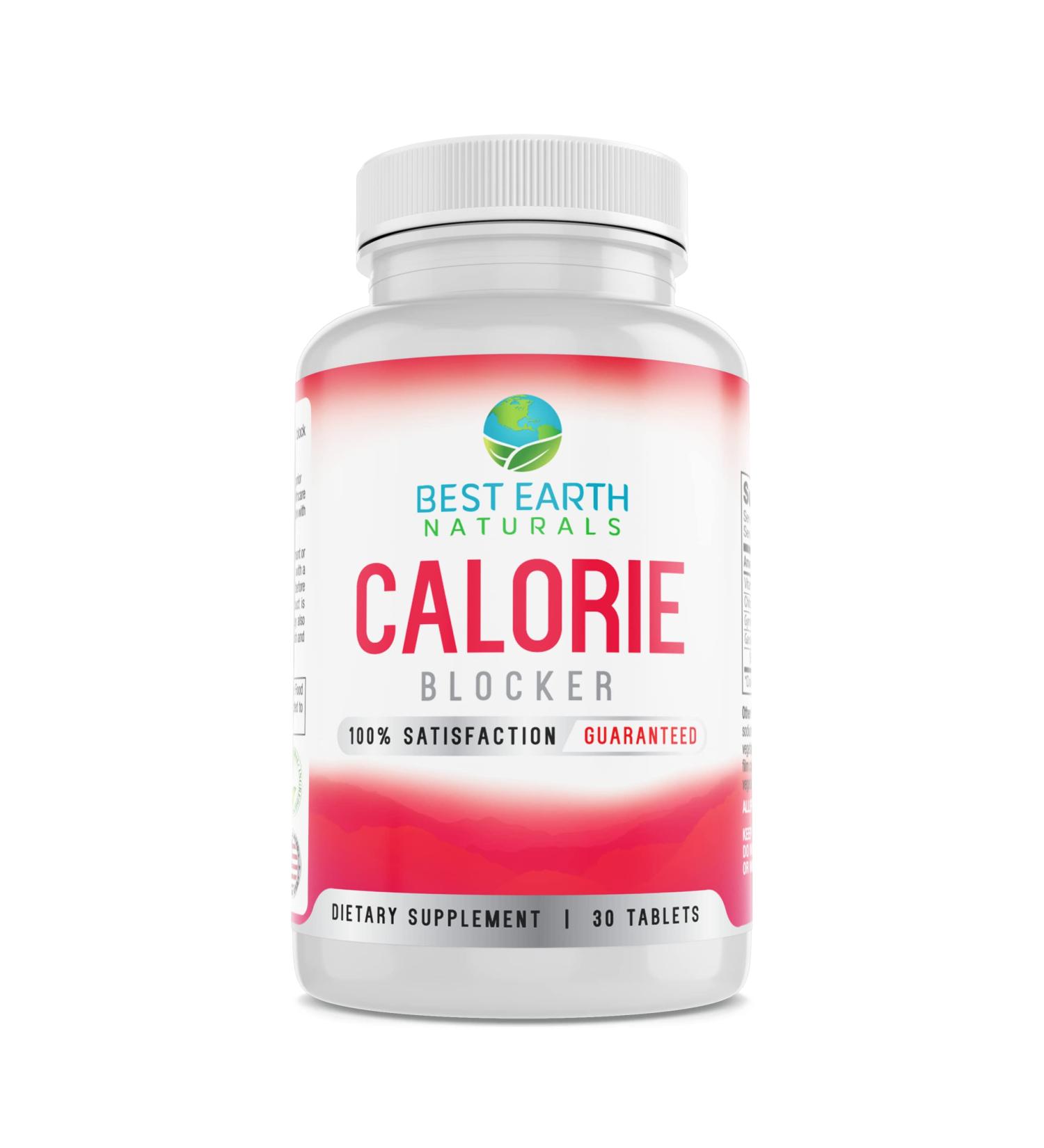 Earth Naturals Calorie Blocker with Chitosan, Gymnema Sylvestre & Vitamin C - 30 Count - Buy Online on GoSupps.com