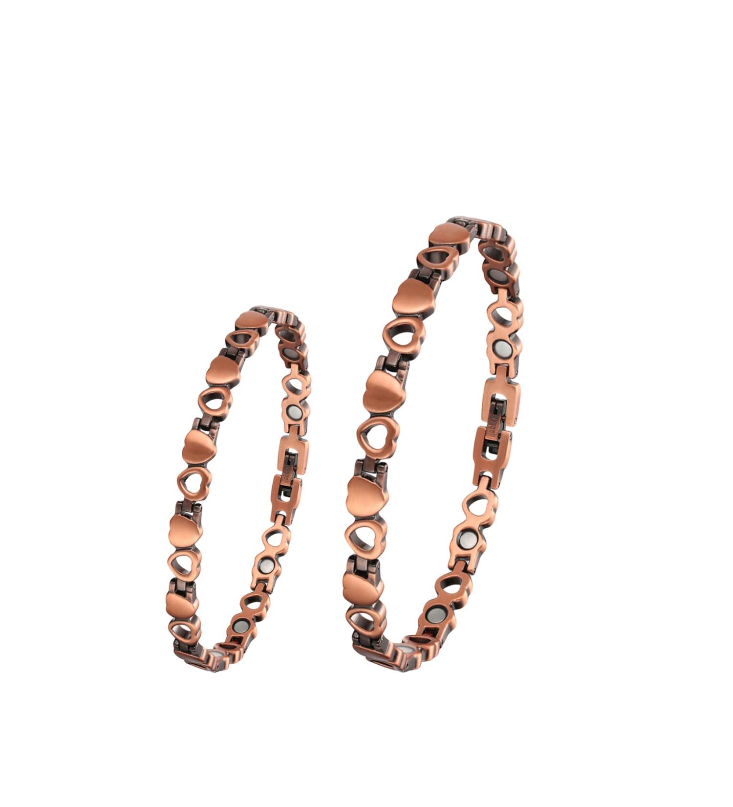 Buy Magnetic Therapy Arthritis Copper Jewelry for Women | 3500 Gauss Relief Bracelet & Foot Chain Fashion Meets Health - Buy Online on GoSupps.com