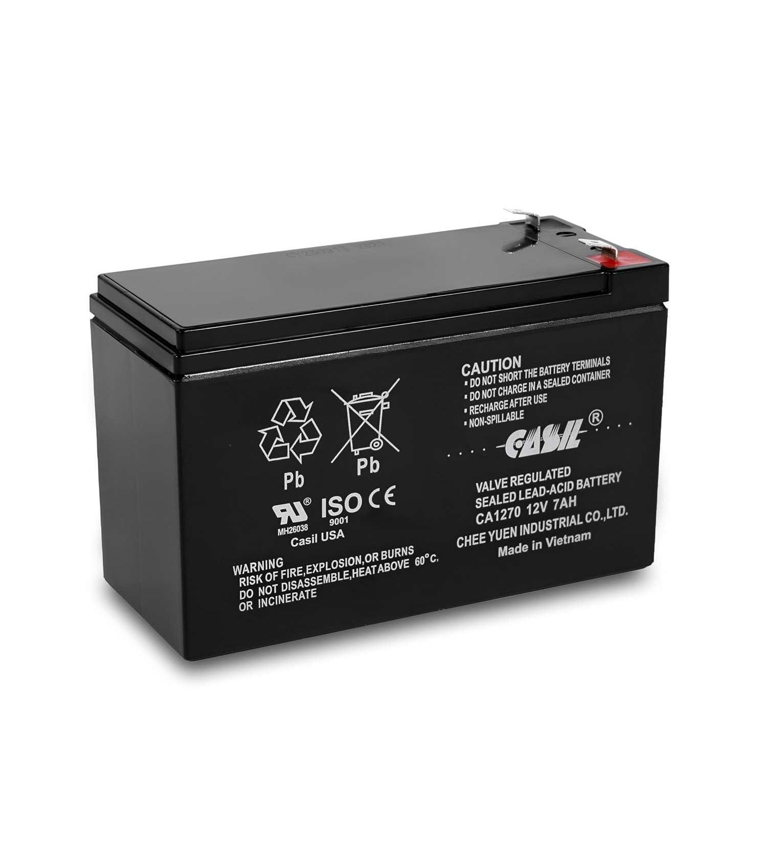 Buy Casil 12V 7Ah Replacement Battery Compatible with MHB MS7-12 | International Shipping Available - Buy Online on GoSupps.com