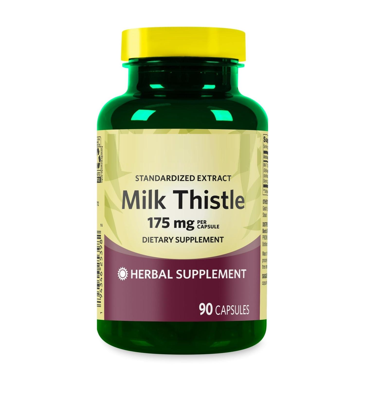 SEDLAV Standardized Extract Milk Thistle Dietary Supplement Capsules 175 mg 90 Gelatin Capsules Sticker