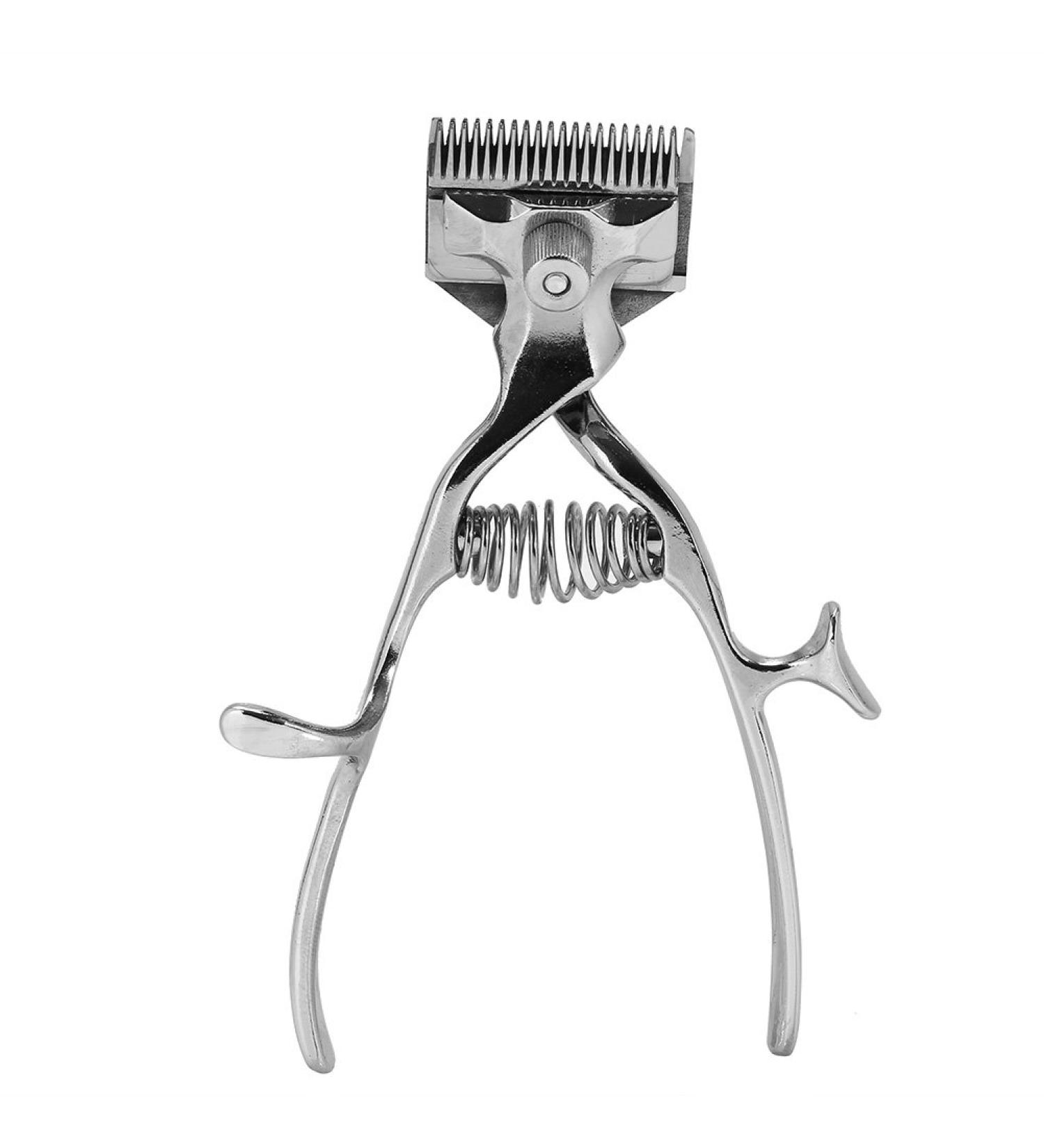 Hand Hair Clipper - Stainless Steel Manual Hair Trimmer | Low Noise Classic Non-Electric Haircut Tool for Precision Grooming - Buy Online on GoSupps.com