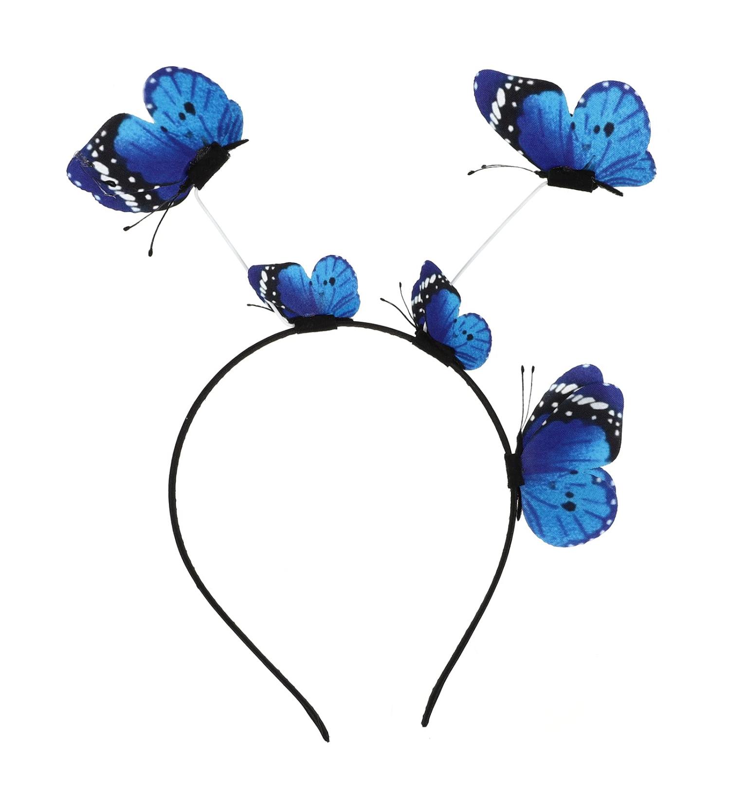 Fomiyes Butterfly Hair Band for Women - Blue Butterfly Headband for Party & Cosplay - 1 Pack FEE Headdresses - Buy Online on GoSupps.com