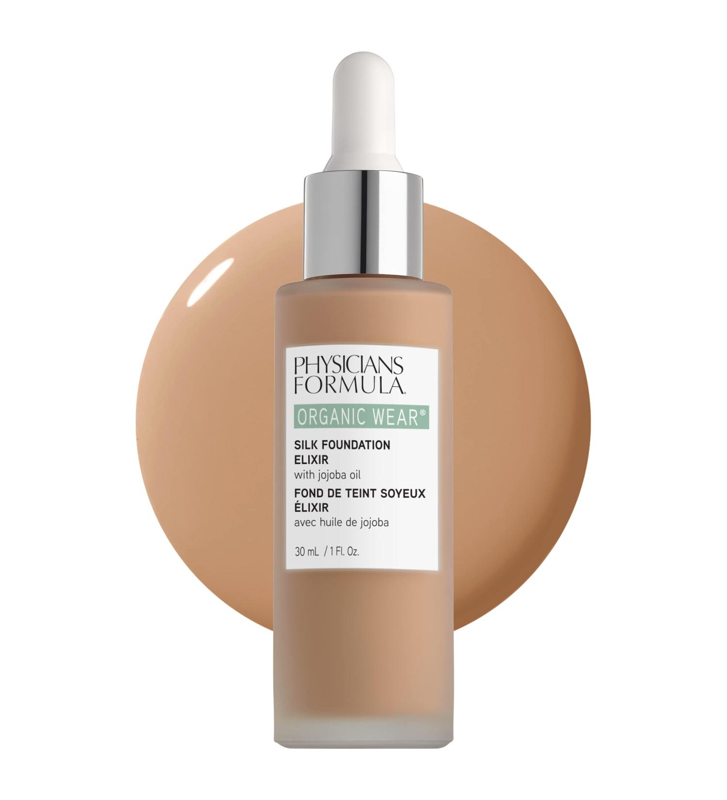 Physicians Formula Organic Wear Liquid Foundation Elixir Light-to-Medium - Full Coverage | Dermatologist & Clinically Tested (04) - Buy Online on GoSupps.com