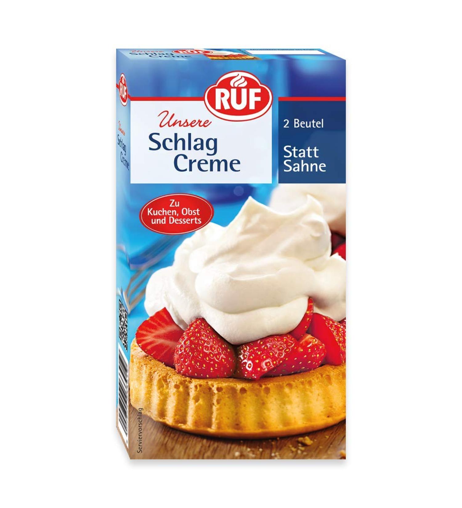 Buy Call Blow-Cream | Low-Fat Cream Substitute for Cakes Waffles & Muffins | Gluten-Free | 24 x 40g - International Shipping Available - Buy Online on GoSupps.com