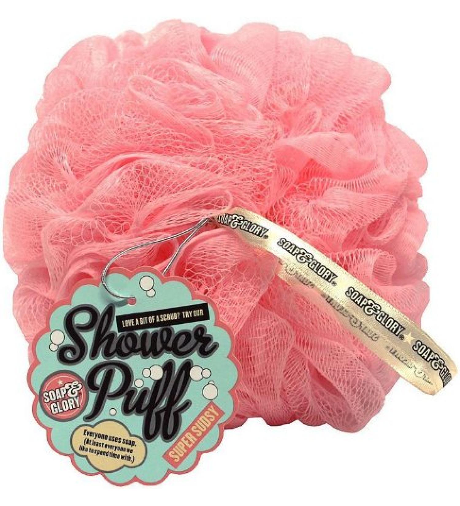Soap & Glory Pink Shower Puff by Soap And Glory