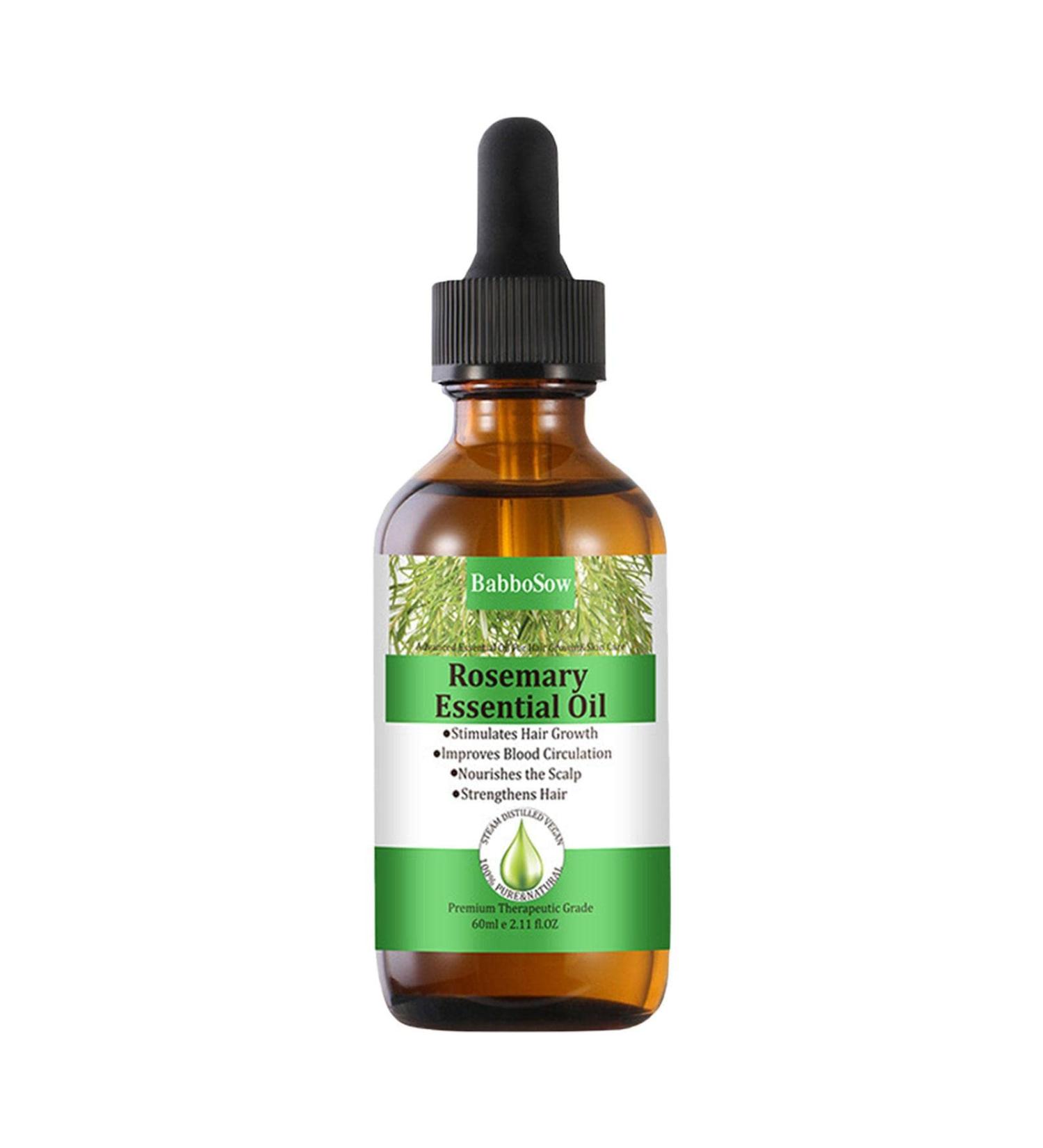 Shenrongtong Rosemary Oil for Hair Growth - Pure Essential 2.11 fl oz Bio-Rosmarin Oil Nourishes Scalp & Stimulates Hair Growth - Buy Online on GoSupps.com