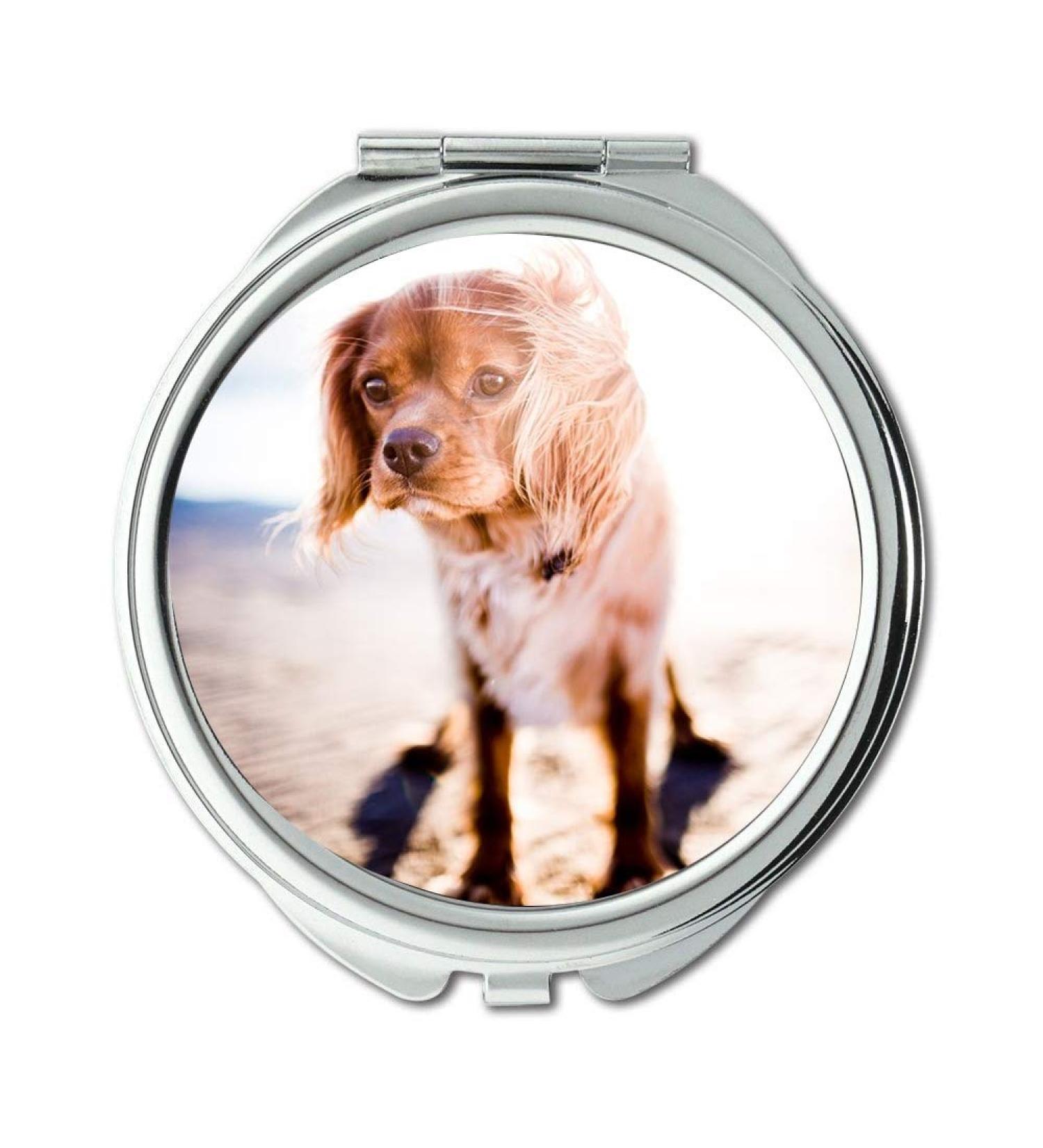 YENDOSTEEN Mirror Travel Mirror Adorable Animal Blur Canine Close-Up Cute Dog pocket mirror portable mirror - Buy Online on GoSupps.com