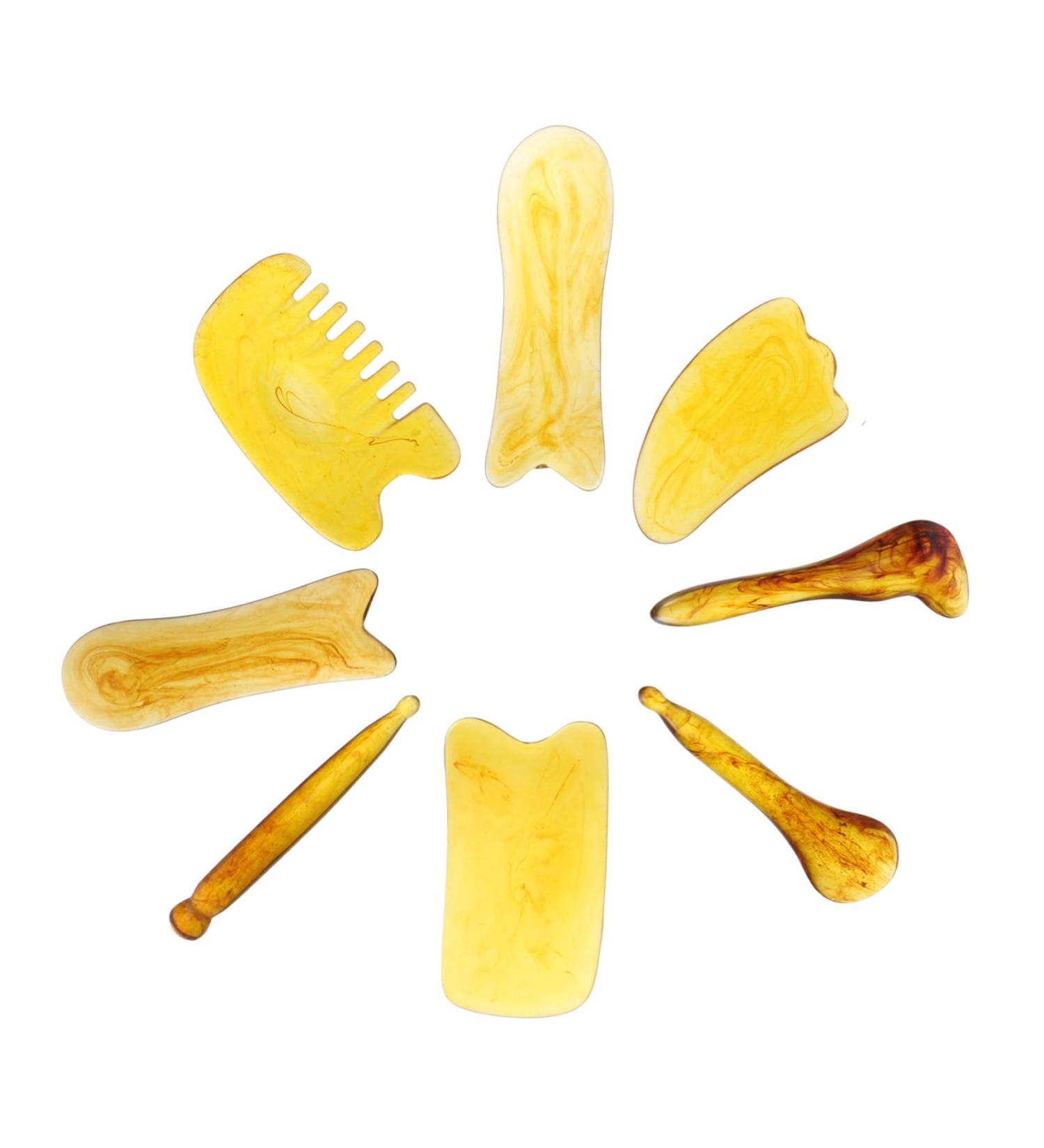 Collbath 8-in-1 Massage Schaber & Wack Massager - Gua Sha Scraping Tool for Muscle Recovery & Skin Care - Acupuncture Meridian Therapy - Buy Online on GoSupps.com