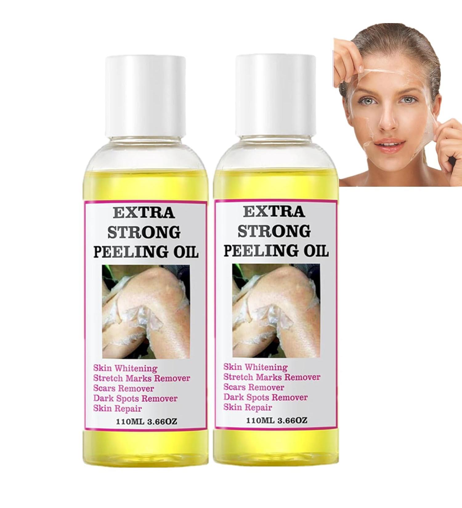 Extra Strong Yellow Peeling Oil Extra Strong Peeling Oil for Dark Skin Yellow Peeling Oil Extra Strong Peeling Oil Extra Strength Exfoliating Peeling Solution for Body Dead Skin Remover (2PC) - Buy Online on GoSupps.com