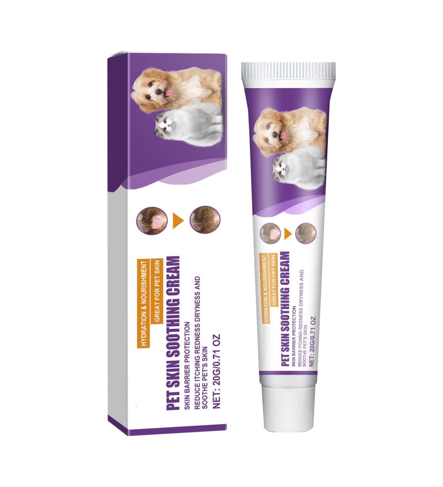 Pet skin cream dog skin care | Moisturizing cream for healthy skin nourishing and non-greasy agent Moisturizing cream for dry dog skin - Buy Online on GoSupps.com