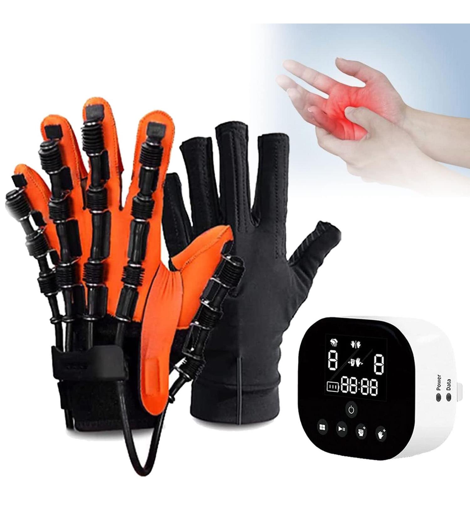 Rehabilitation Robot Gloves Hemiplegia Patients Tendons Exercise Training Finger and Hand Function Workout Recovery Device Robot Gloves Training Equipment Minimize Spasticity Left-S - Buy Online on GoSupps.com