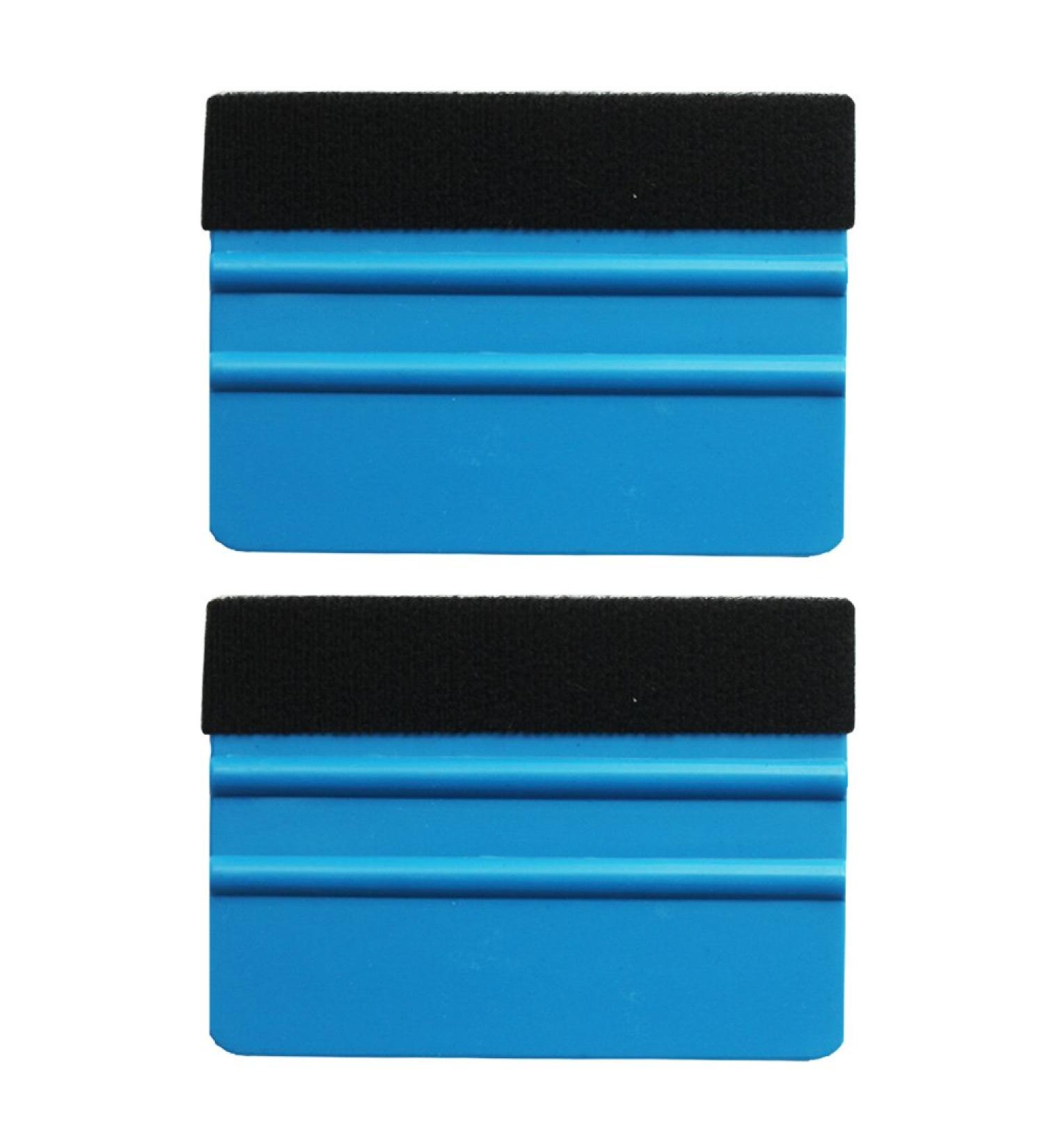 Gebildet Durable Black Felt Edge Squeegee 4 Inch for Car Vinyl Film Wrapping Decal Squeegee Window Tint Work Scratch free Squeegee. Pack of 2 2pcs squeegee-black - Buy Online on GoSupps.com