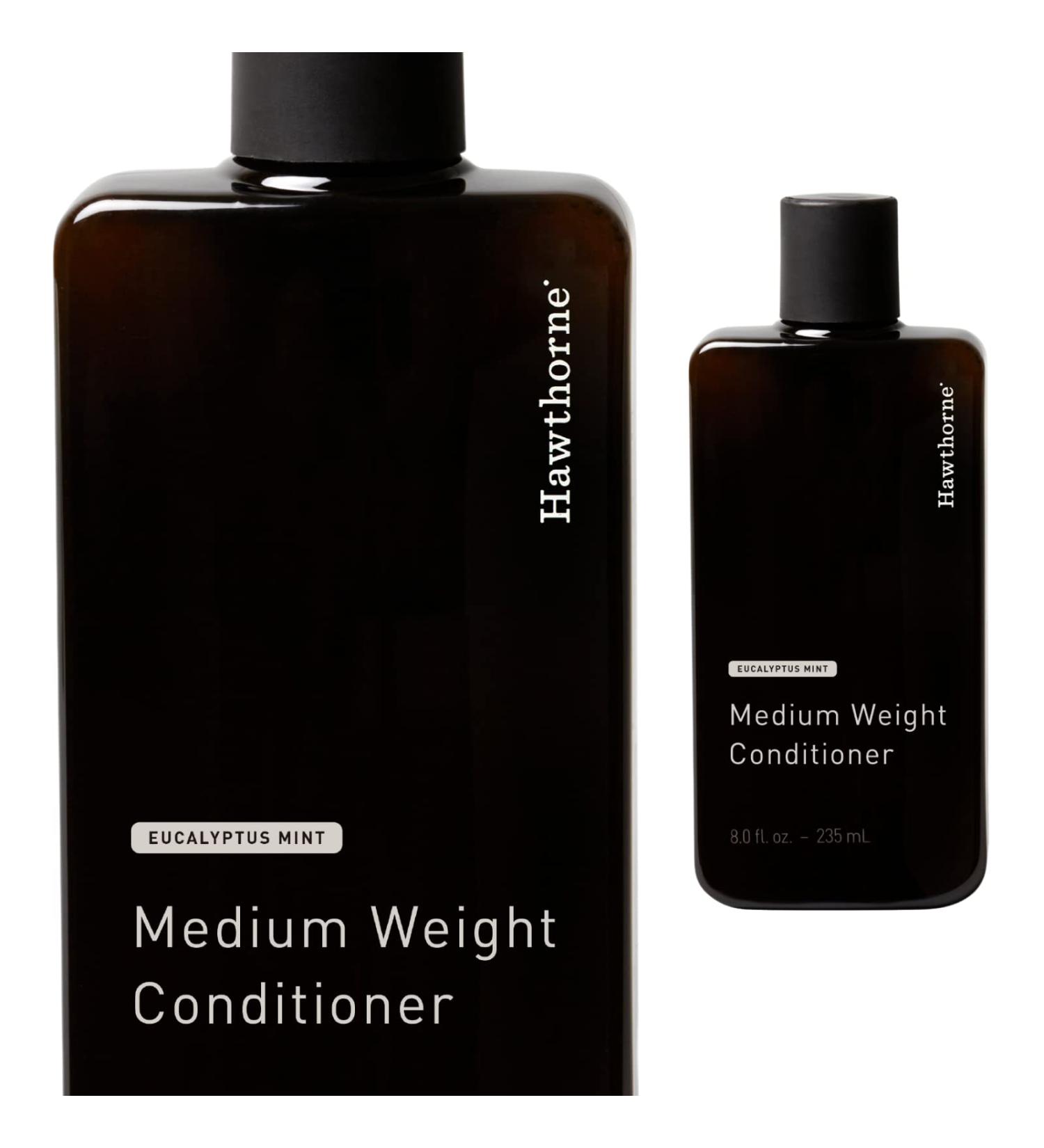 Hawthorne Medium Weight Conditioner for All Hair Types with Organic and Natural Shea Butter and Avocado Oil to Nourish  Revitalize  and Moisturize  Mint and Eucalyptus Scent  Sulfate Free  Paraben Free  8FL OZ - Buy Online on GoSupps.com
