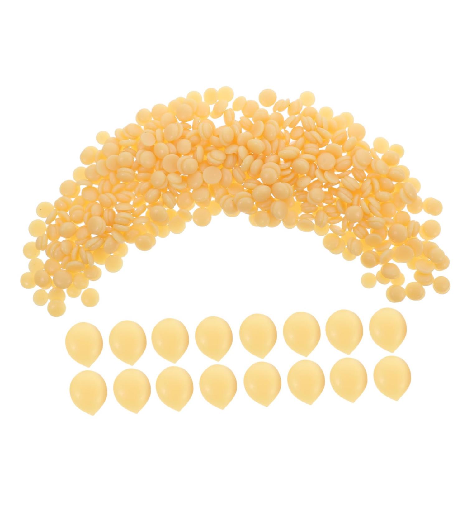 Beavorty Waxing Beads Hair Removal Cream for Women Men Bikini Line Facial Brazilian Treatment Eyebrows and Armpits Honey 100 G Yellow - Buy Online on GoSupps.com