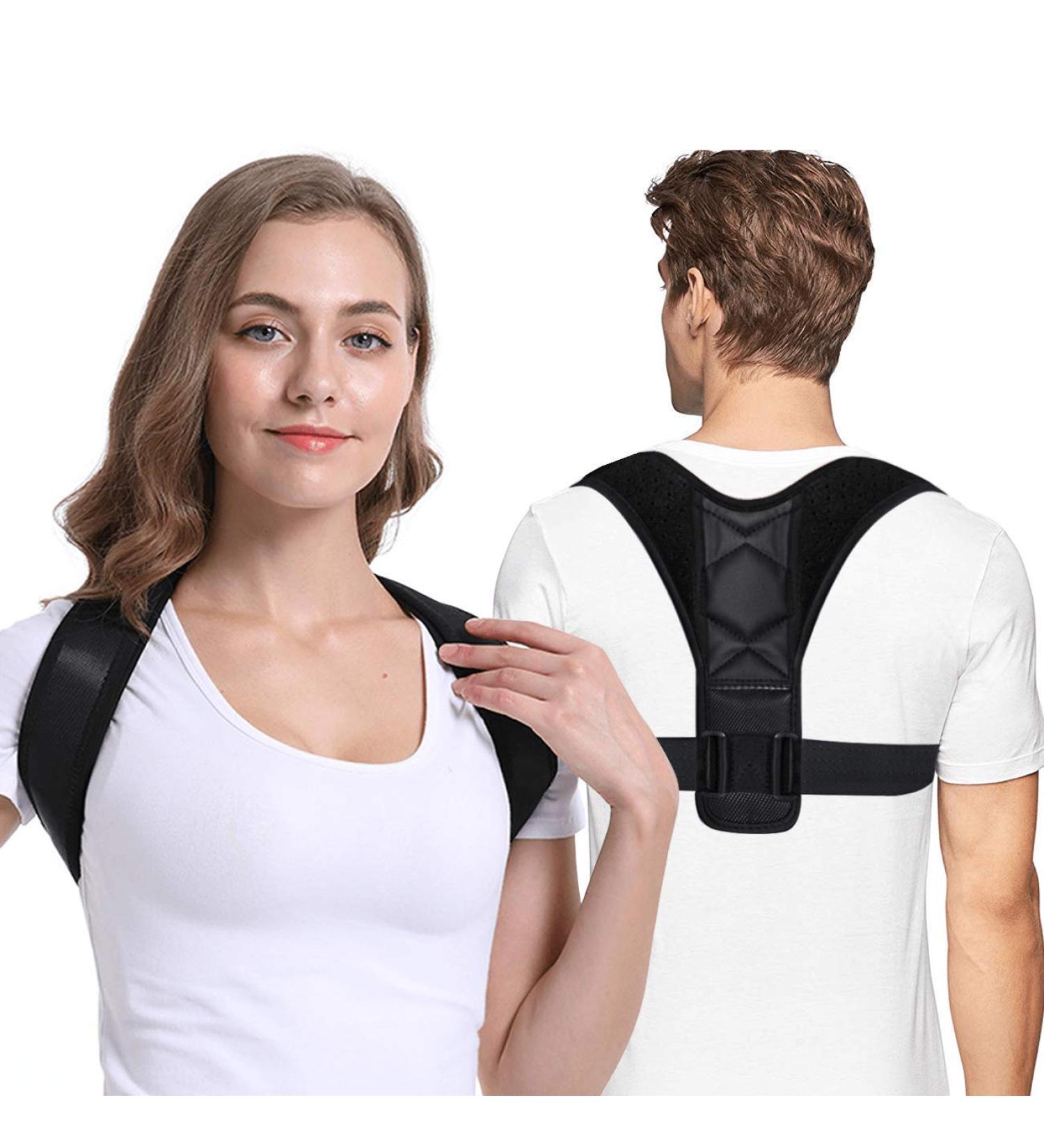 Posture Corrector for Men & Women | Back Straightener & Neck Relief | Adjustable Upright Go Trainer - Buy Online on GoSupps.com