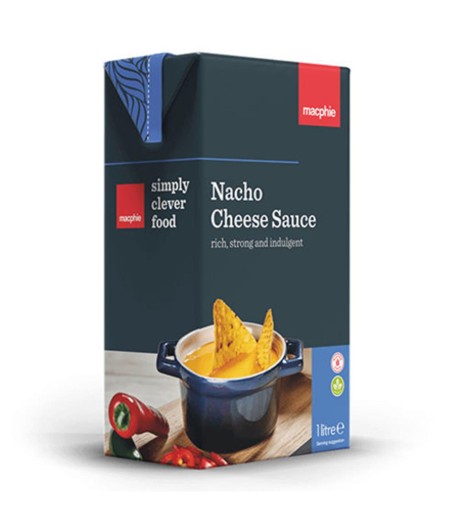 Nacho Cheese Sauce 1L Nacho sauce cheese sauce made with real cheddar. Ideal for nachos dirty fries hot dogs burgers chicken waffles & pasta.Cheezy Nacho Sauce 1L Restaurant Quality Sauce. - Buy Online on GoSupps.com