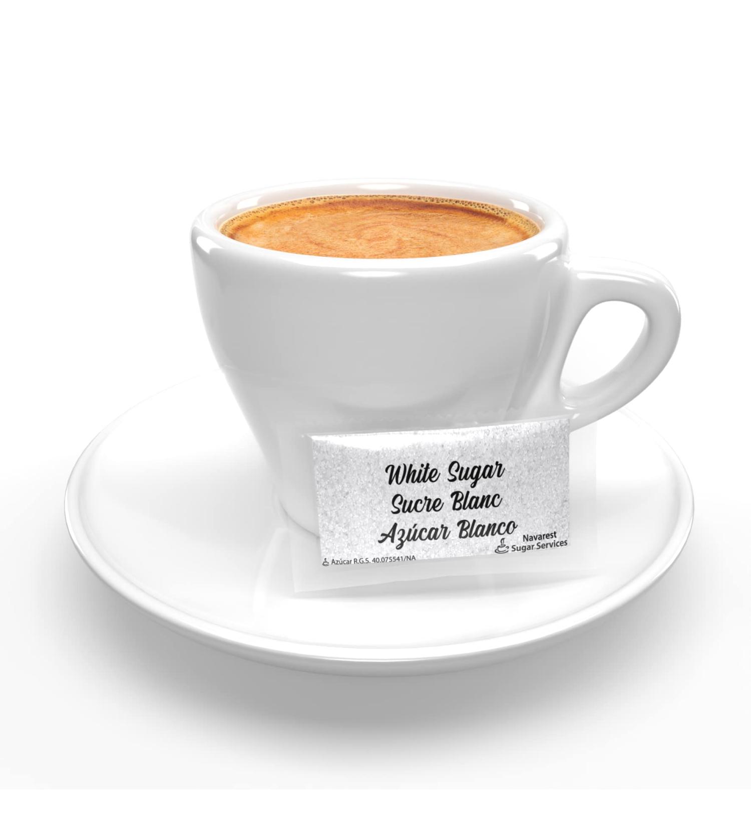 Sucre blanc en sachets individuals 1000 pieces 3g. Monodosis en film de protection 100% recyclable - Buy Online on GoSupps.com