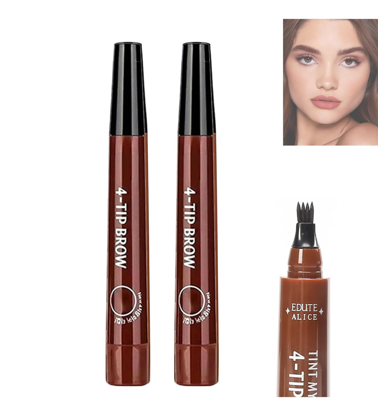 Lightsbetter Waterproof Brow Pen Tint My 4 Tip Brow Waterproof Lightsbetter Eyebrow Precisely My Brow Pencil Natural Precise 4 Point Eyebrow Pencil (03# Red Brown) 03 # Red Brown - Buy Online on GoSupps.com