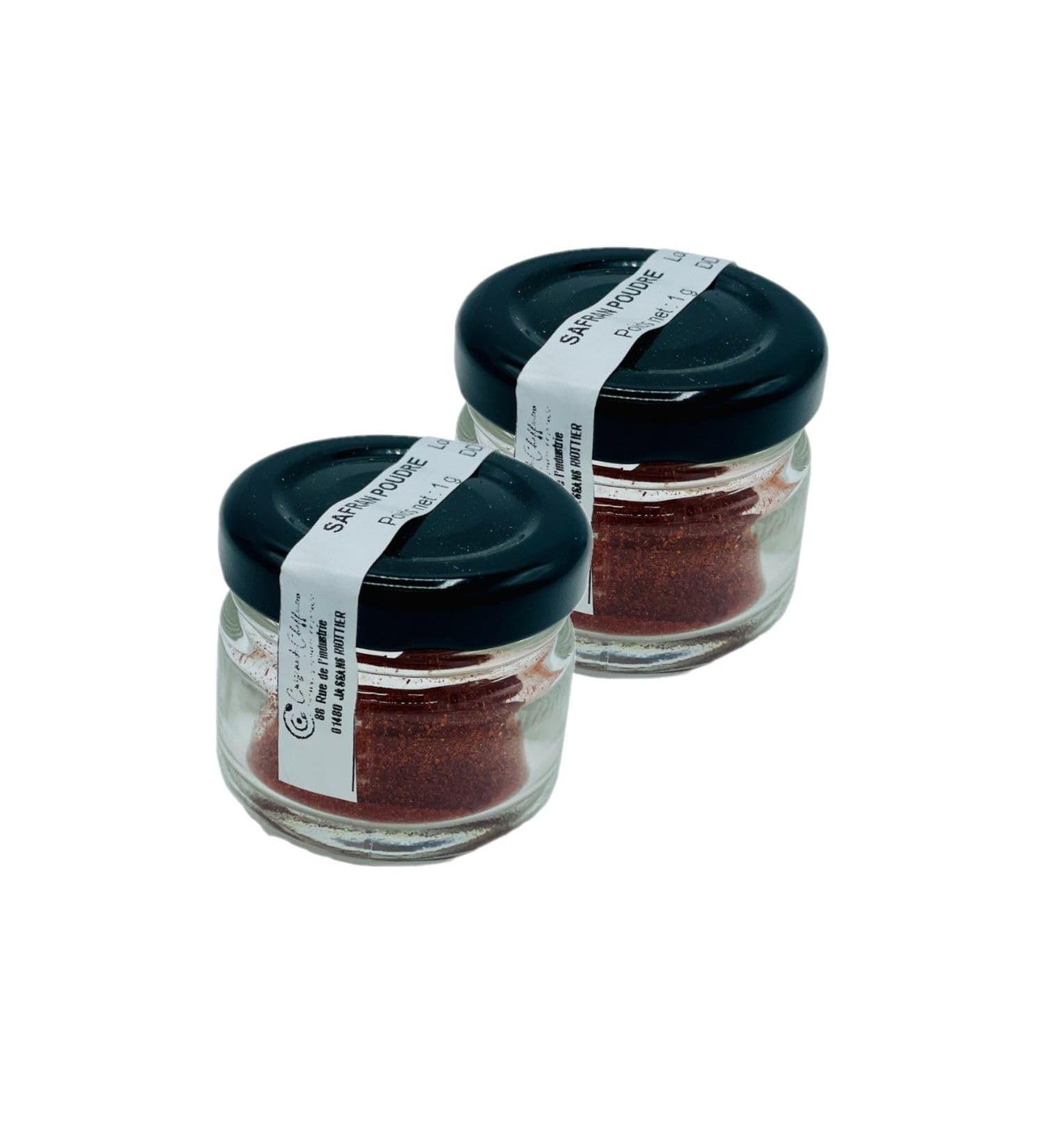 Cuisine de Cheffe.com - Lot 2x Saffron powder - 1g jar - Buy Online on GoSupps.com