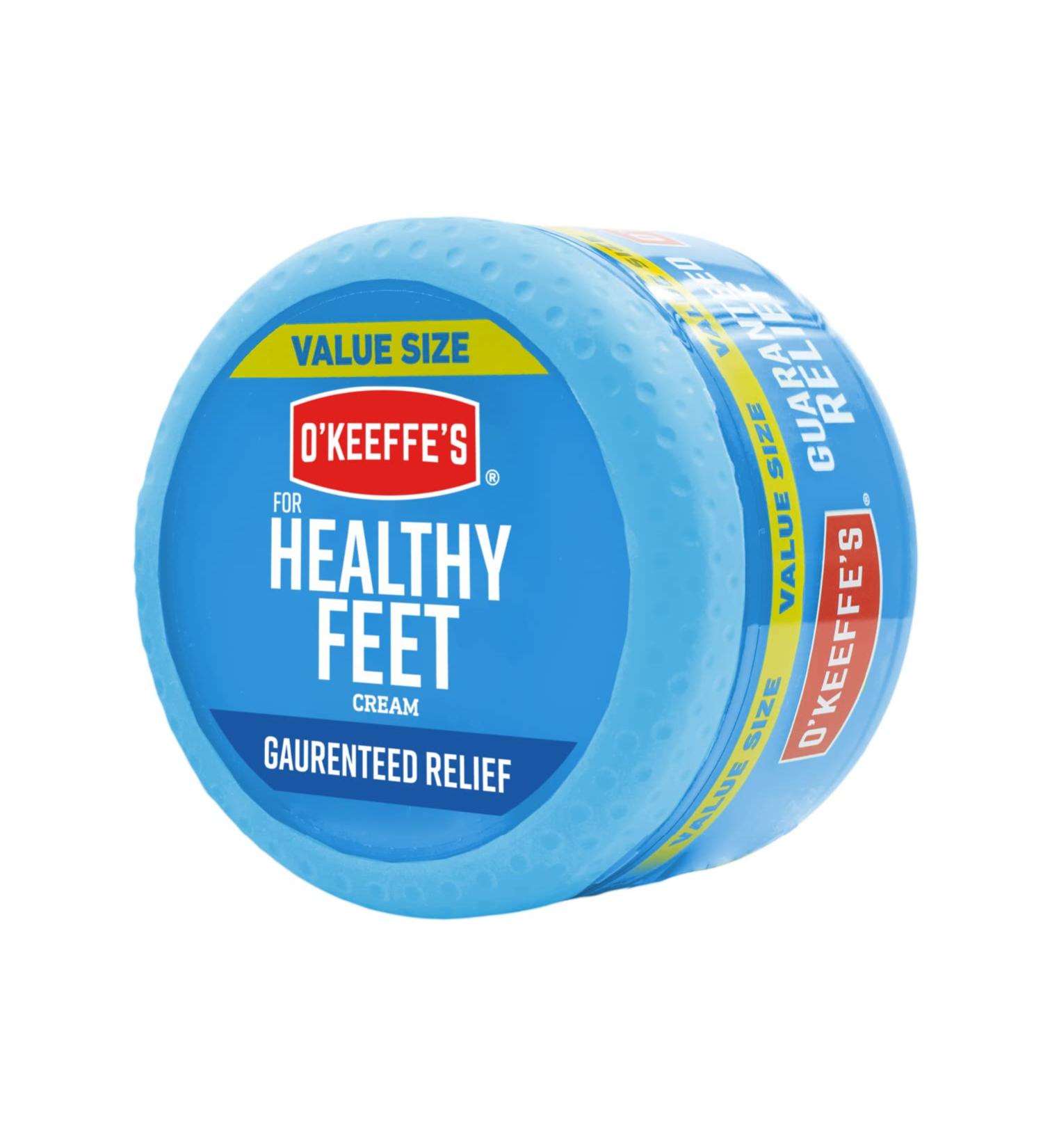 O'Keeffe's Healthy Feet Foot Cream - 6.4 oz Jar, for Extremely Dry & Cracked Feet - Buy Online on GoSupps.com