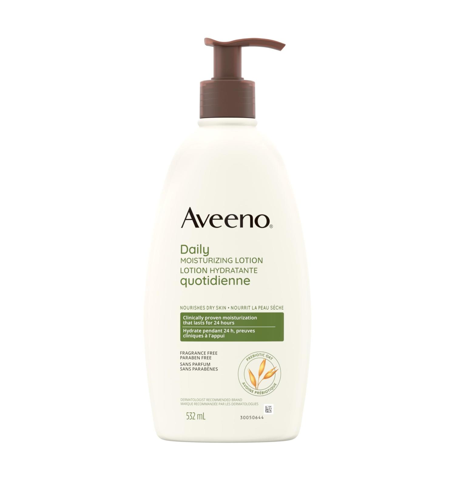 Aveeno Daily Moisturizing Lotion with Pump | 532ml | Best for Dry Skin | International Shipping - Buy Online on GoSupps.com