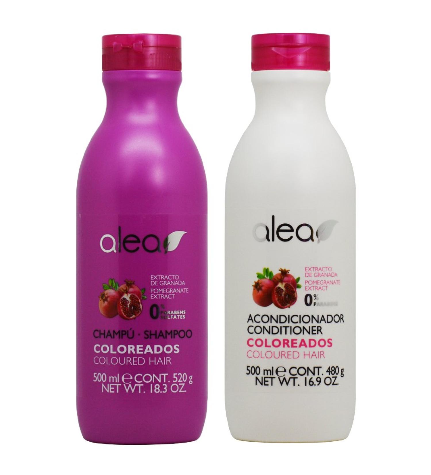 Alea Coloreados Coloured Hair Pomegranate Extract Shampoo + Conditioner"Set"