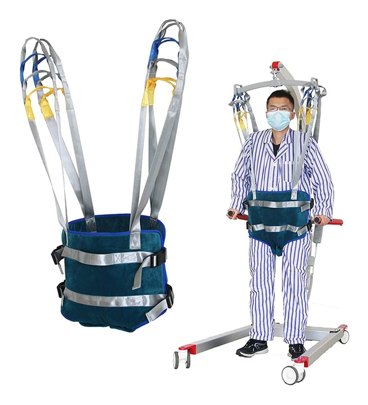 Patient Hoist Lift Toileting Sling Padded Sling Standing Walking Aids Strap Belt for Nursing Elderly Disabled Full Body Lifter Four Point Sling (Size : M) Medium - Buy Online on GoSupps.com