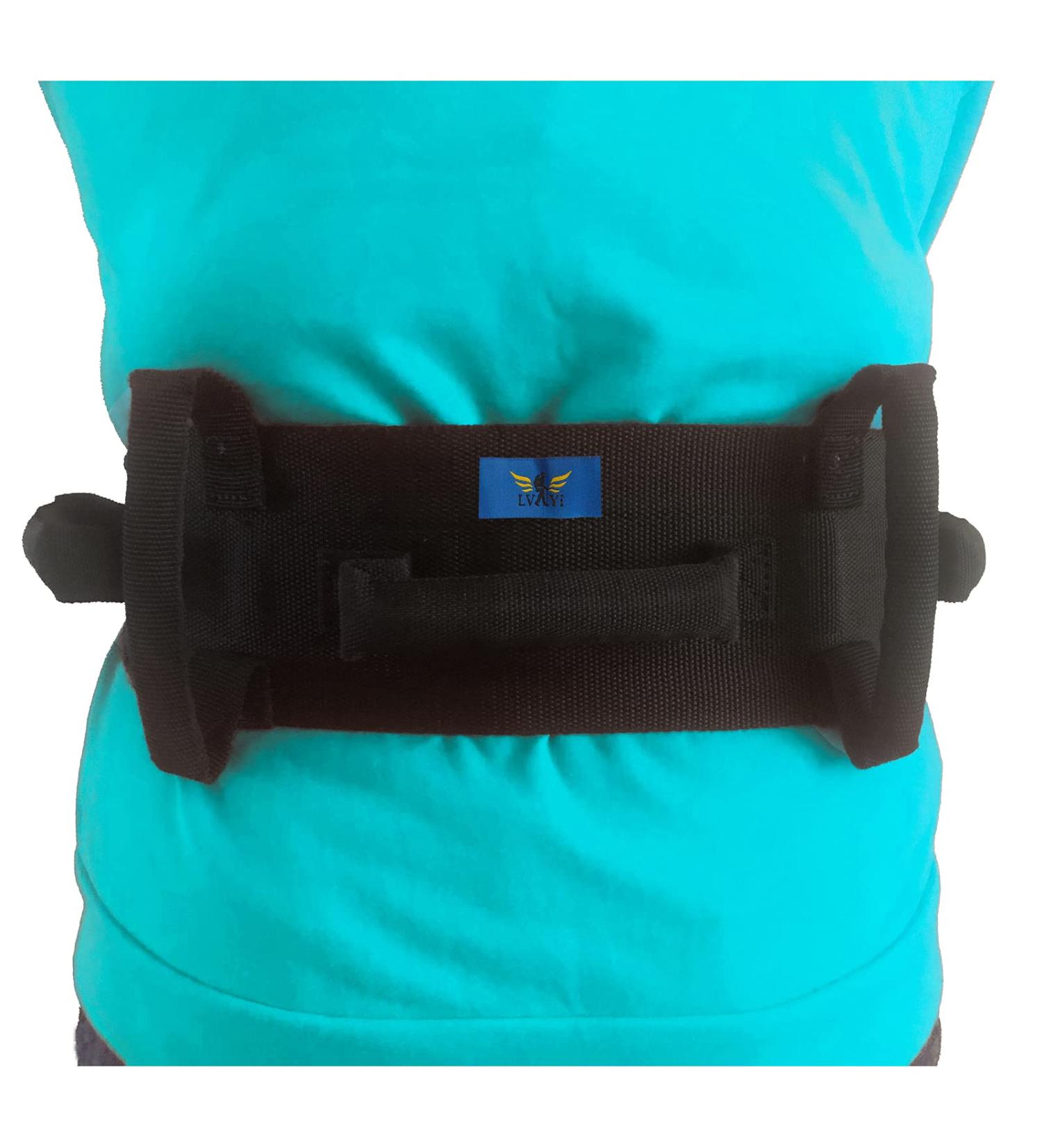 SL Power Transfer Gait Belt with Handles - Elderly Mobility Aid (55 L x 4 W) - Quick Release Buckle - Black - Buy Online on GoSupps.com