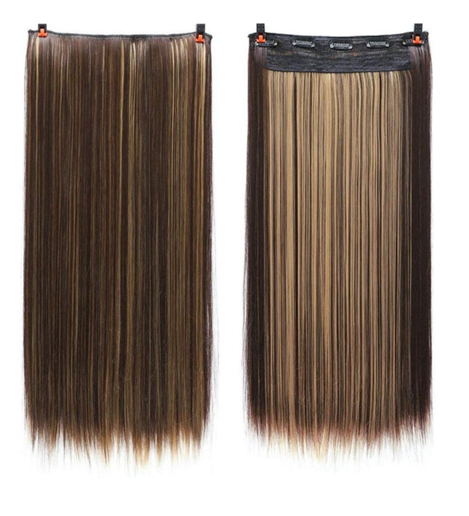 Buy 24 Clips In Hair Extensions - Heat-Resistant Synthetic Wigs & Long Straight Hair - White #26 - Buy Online on GoSupps.com