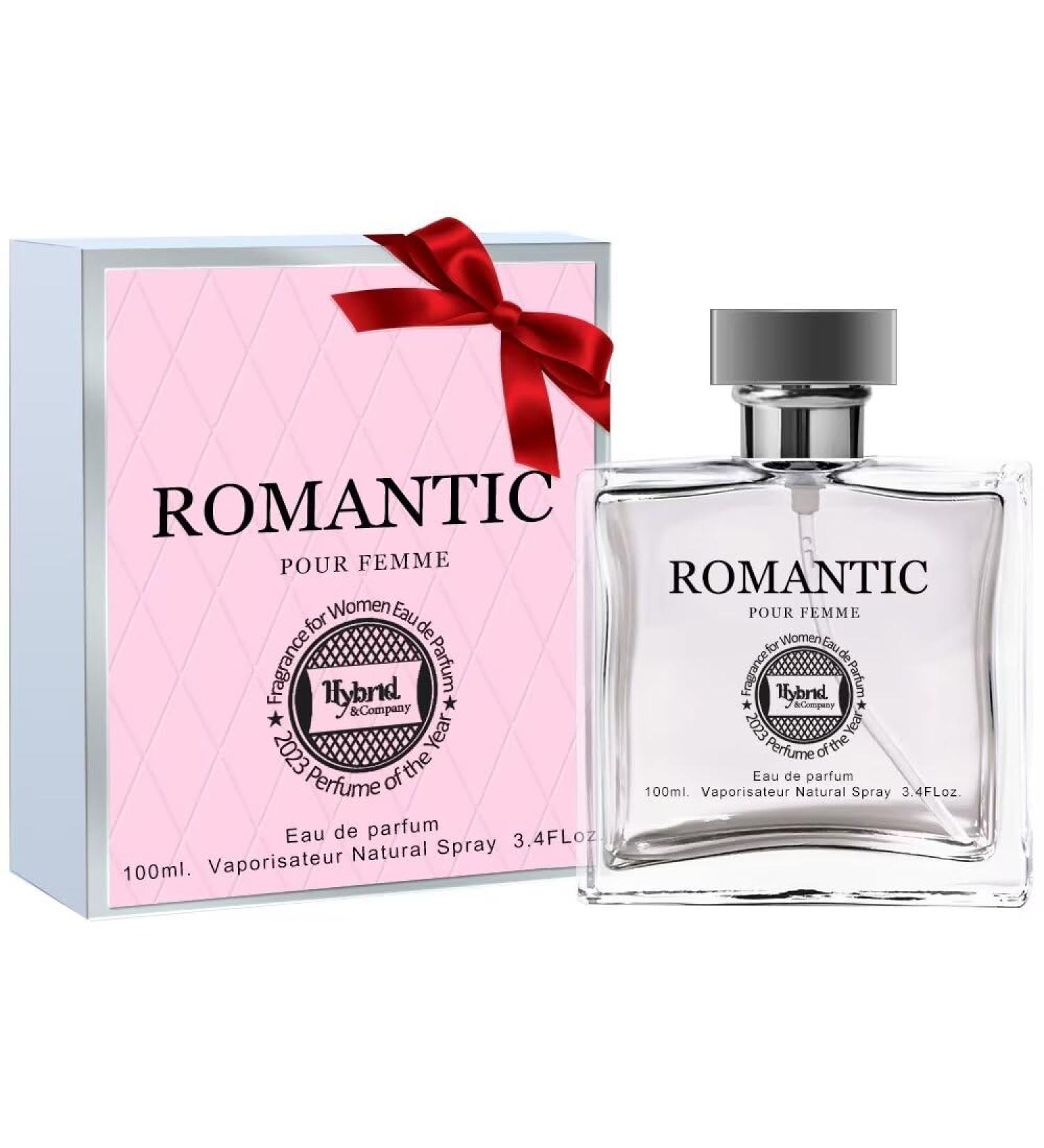 Hybrid & Company Romantic Perfume for Women Rich and Rejuvenating Effortless Grace Eau De Parfum Scent 3.4 Fl Oz ROMANTIC 3.4 Fl Oz (Pack of 1)