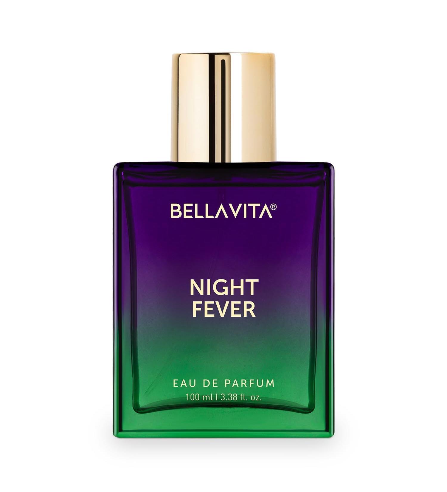 BELL.AV'ITA Night Fever Eau De Parfum Perfume with Bergamot Mandarin Peach Musk and Vanilla|Premium Long Lasting Fruity Fragrance for Men & Women 100 ML - Buy Online on GoSupps.com