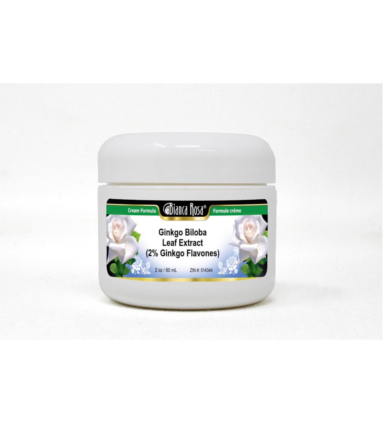 Bianca Rosa Ginkgo Biloba Leaf Extract (2% Ginkgo Flavones) Cream (2 oz ZIN: 514344) - 3 Pack - Buy Online on GoSupps.com