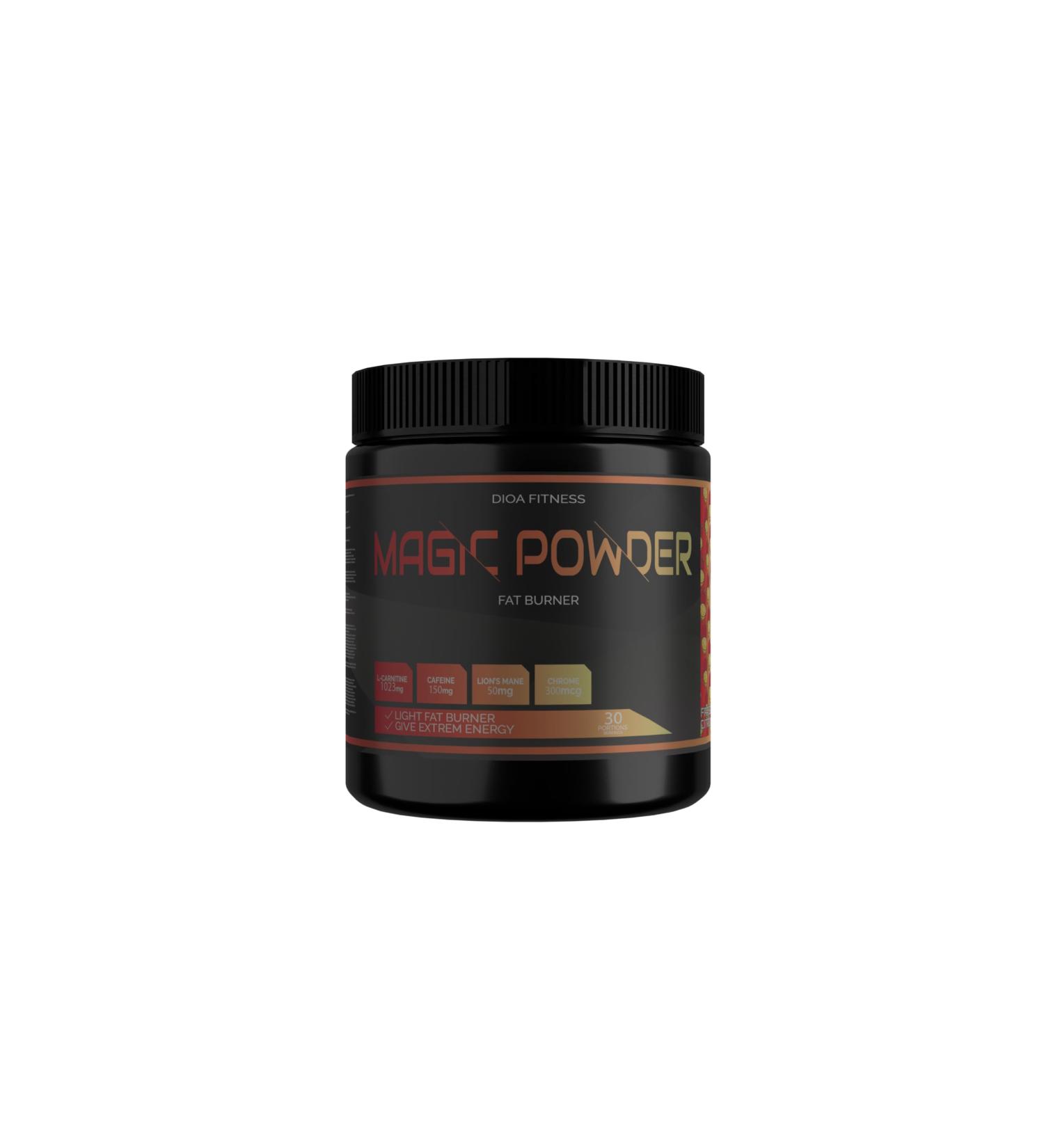 DIOA Fitness - Magic Powder 30 servings - Energy formula and fat burners powder thermogenic formula with nootropics helps with energy helps burn fat (Strawberry Lemon) - Buy Online on GoSupps.com