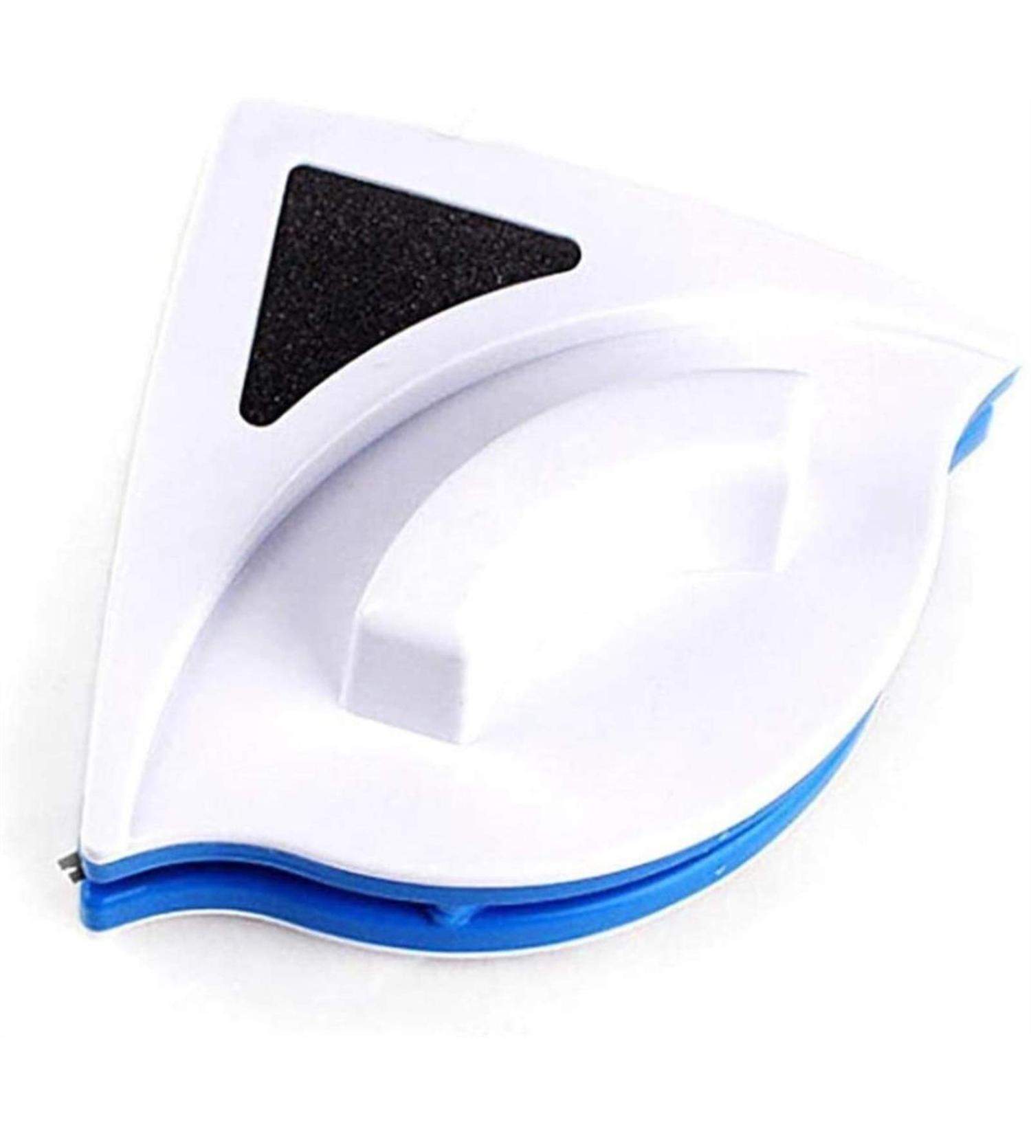 Versatile Magnetic Window Cleaner - Easy Glass Wiping Solution for Home - Dual-Sided Brush for Spotless Cleaning Results - Blue - Buy Online on GoSupps.com