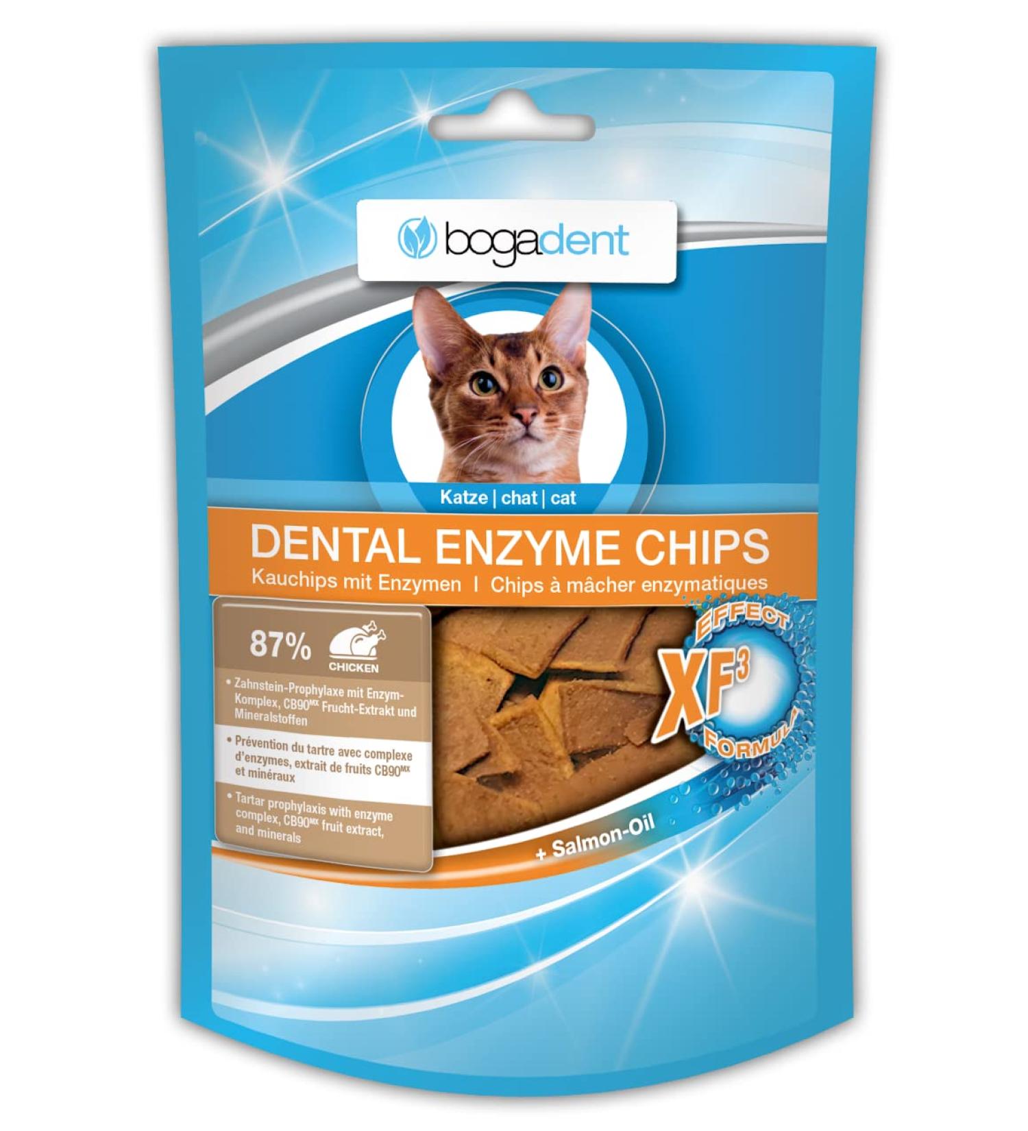 Bogar AG Bogadent Dental Enzyme Chips for Cats 50 g - Buy Online on GoSupps.com