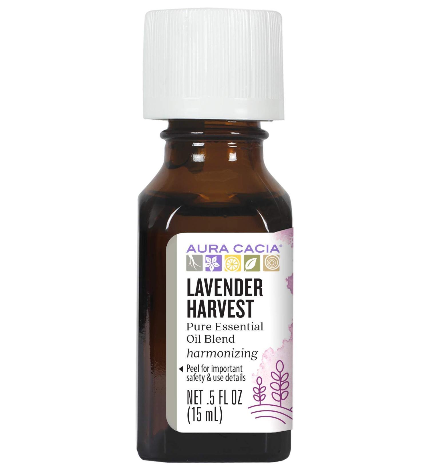 Aura Cacia Lavender Harvest Pure Essential Oil Blend 0.5 fl oz - Pack of 1 - Buy Online on GoSupps.com