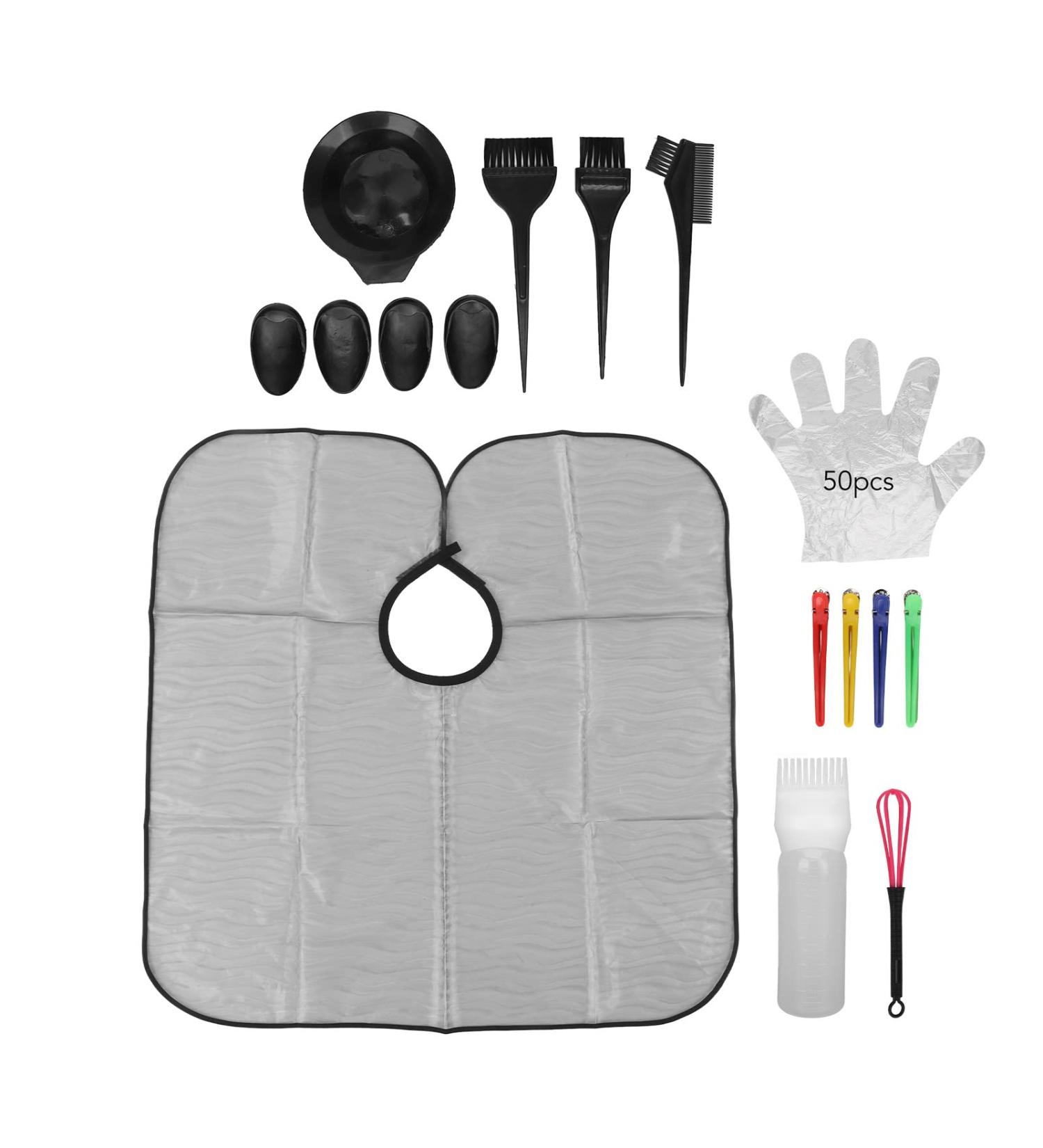 16 Piece Hair Dye Coloring Kit - Tools for Professional Hair Coloring at Home - Buy Online on GoSupps.com