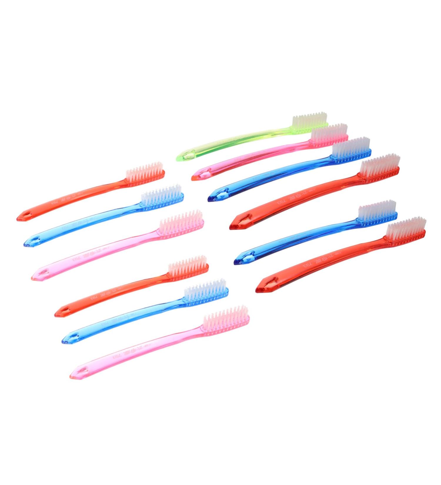 Buy TOVINANNA 12 Pieces Hard Bristle Toothbrush Set for Adults - Premium Cleaning Tool - International Shipping Available - Buy Online on GoSupps.com
