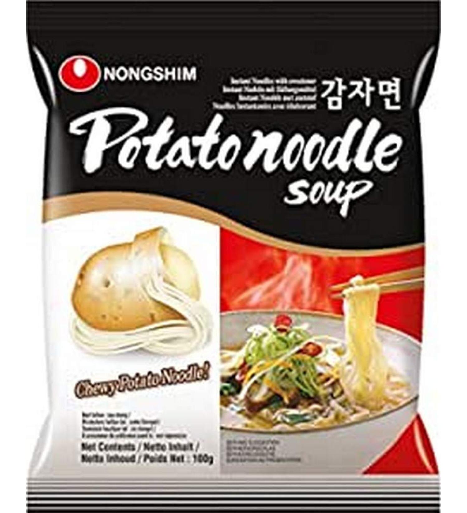 NONGSHIM - Soupe instantan e aux nouilles et aux pommes de terre - Multipack (20 X 100 GR)