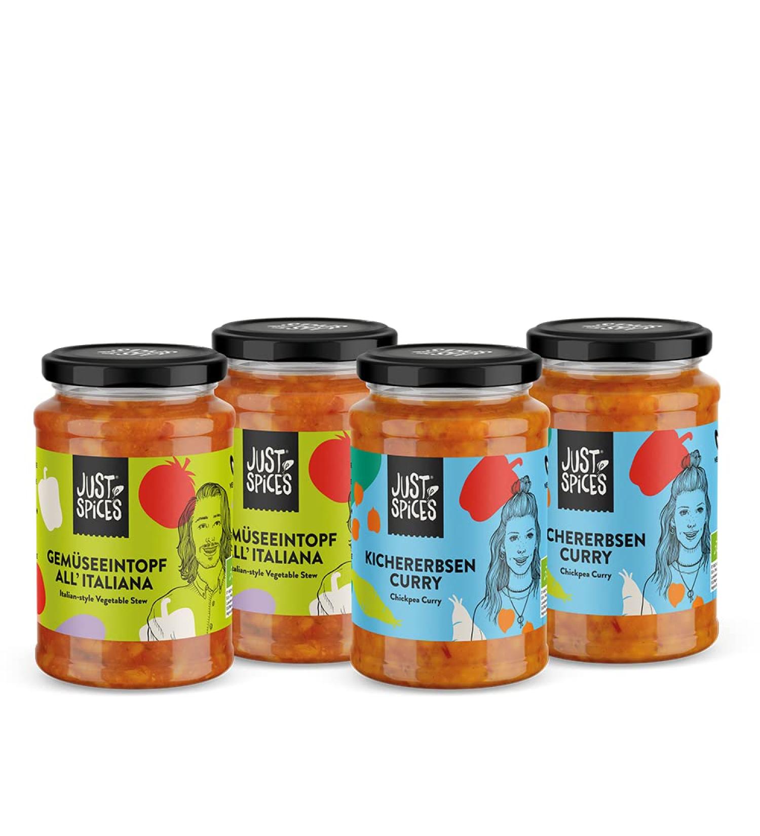 Just Spices Ready To Eat Meals - Quick Protein-Packed Mixed Veggie Options for International Shipping - Buy Online on GoSupps.com