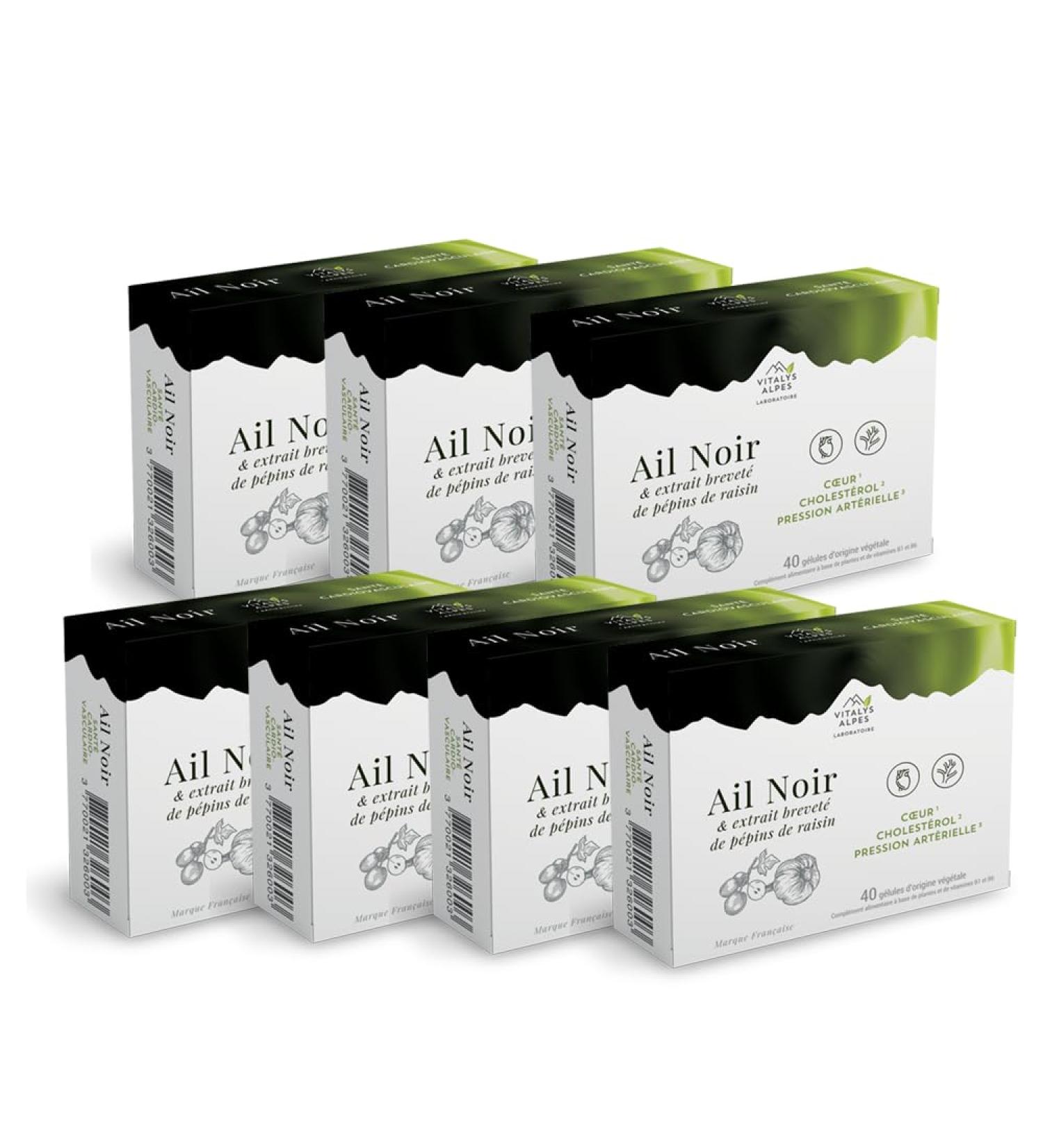 Black Garlic - Take care of your cardiovascular system - 40 capsules - 20 day cure - Vitalys Alpes (7)