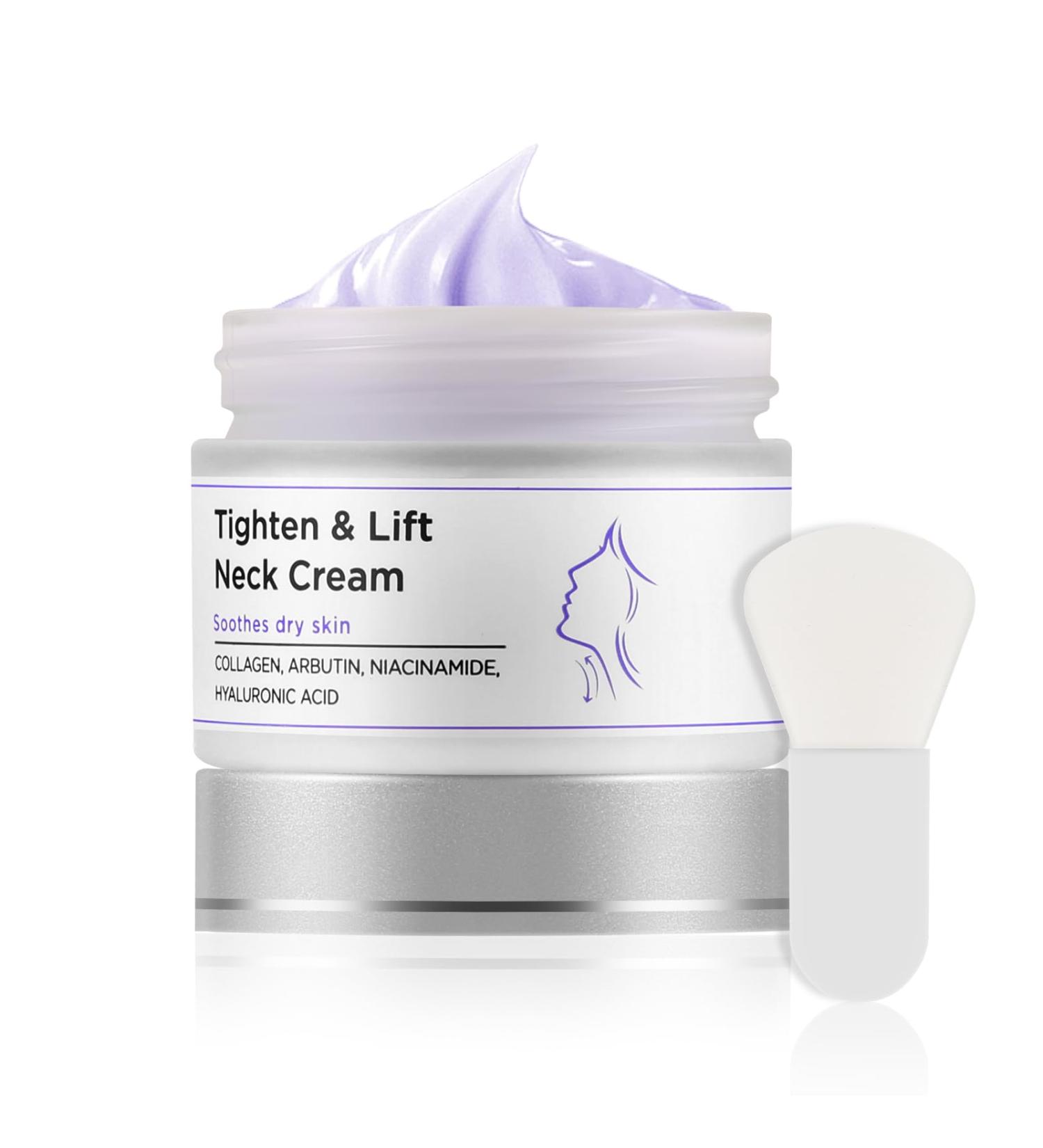 Firming Neck Cream That Works Creamy Hydrator for Firming and Lifting Neck Skin Smooths Skin and Fades Fine Lines Purple Cream for Women 0.18 Ounce (Pack of 2) #01 - Buy Online on GoSupps.com