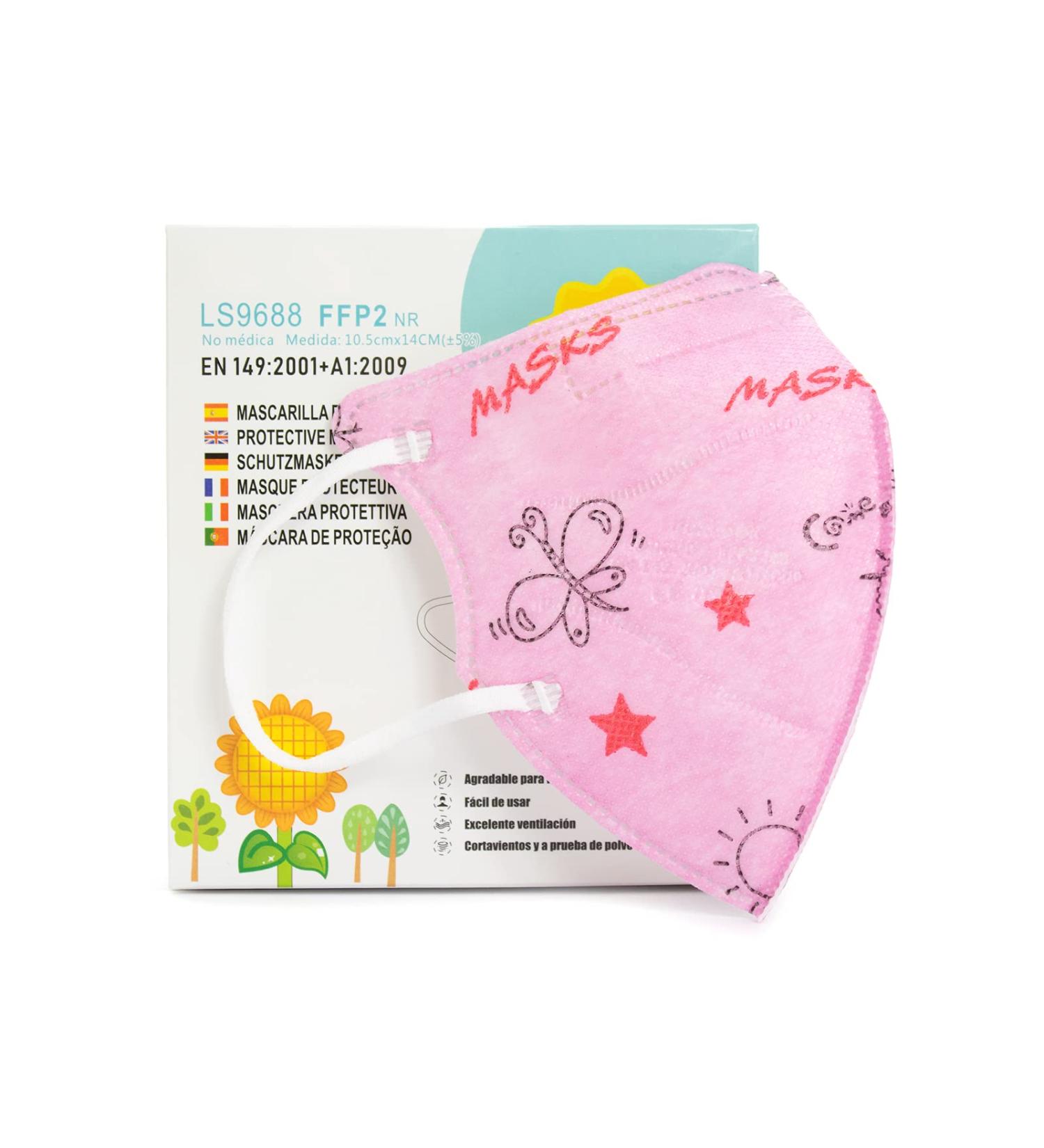 PAIDE P FFP2 Disposable Mask - Certified 5 Layers Breathable 20 Pack Colors & Prints for Safe International Shipping - Buy Online on GoSupps.com