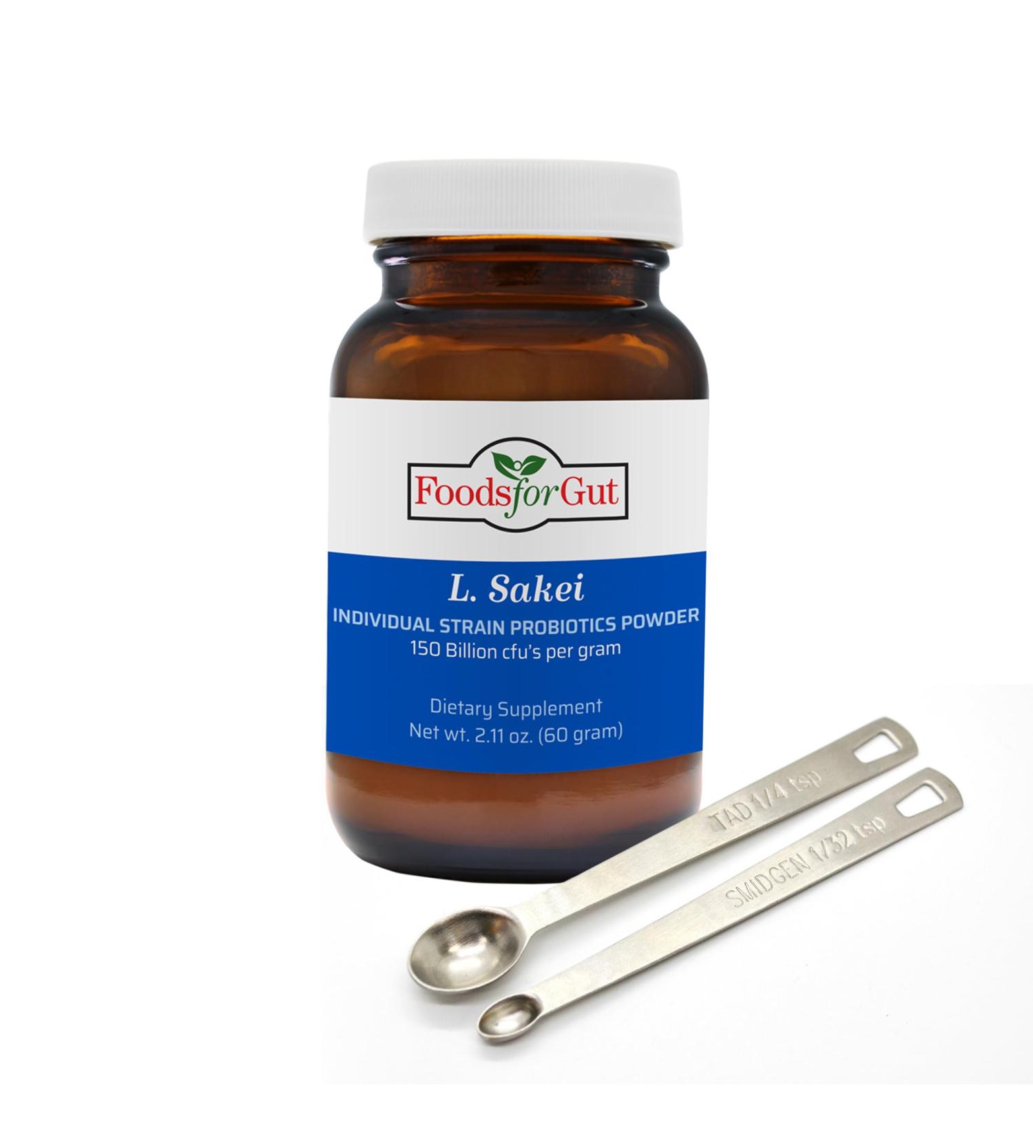 Lactobacillus Sakei Probiotic Powder 150 Billion CFU | Sinus Relief | High Potency | Made in USA | No Additives | 60g - Buy Online on GoSupps.com