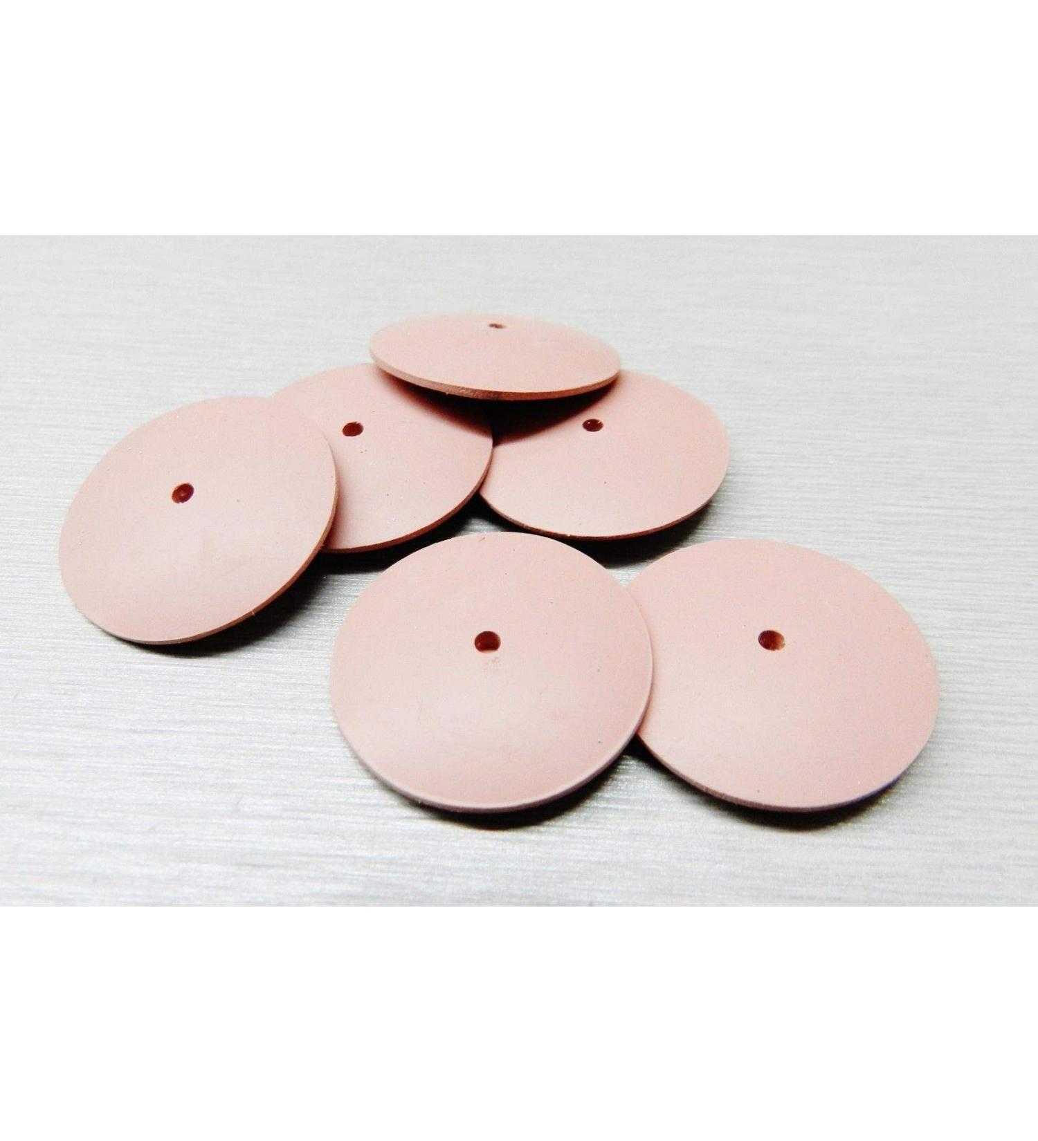 6-Pack Extra Fine Pink Silicone Polishing Wheels Knife Edge for Jewelry - EVE Germany - Buy Online on GoSupps.com