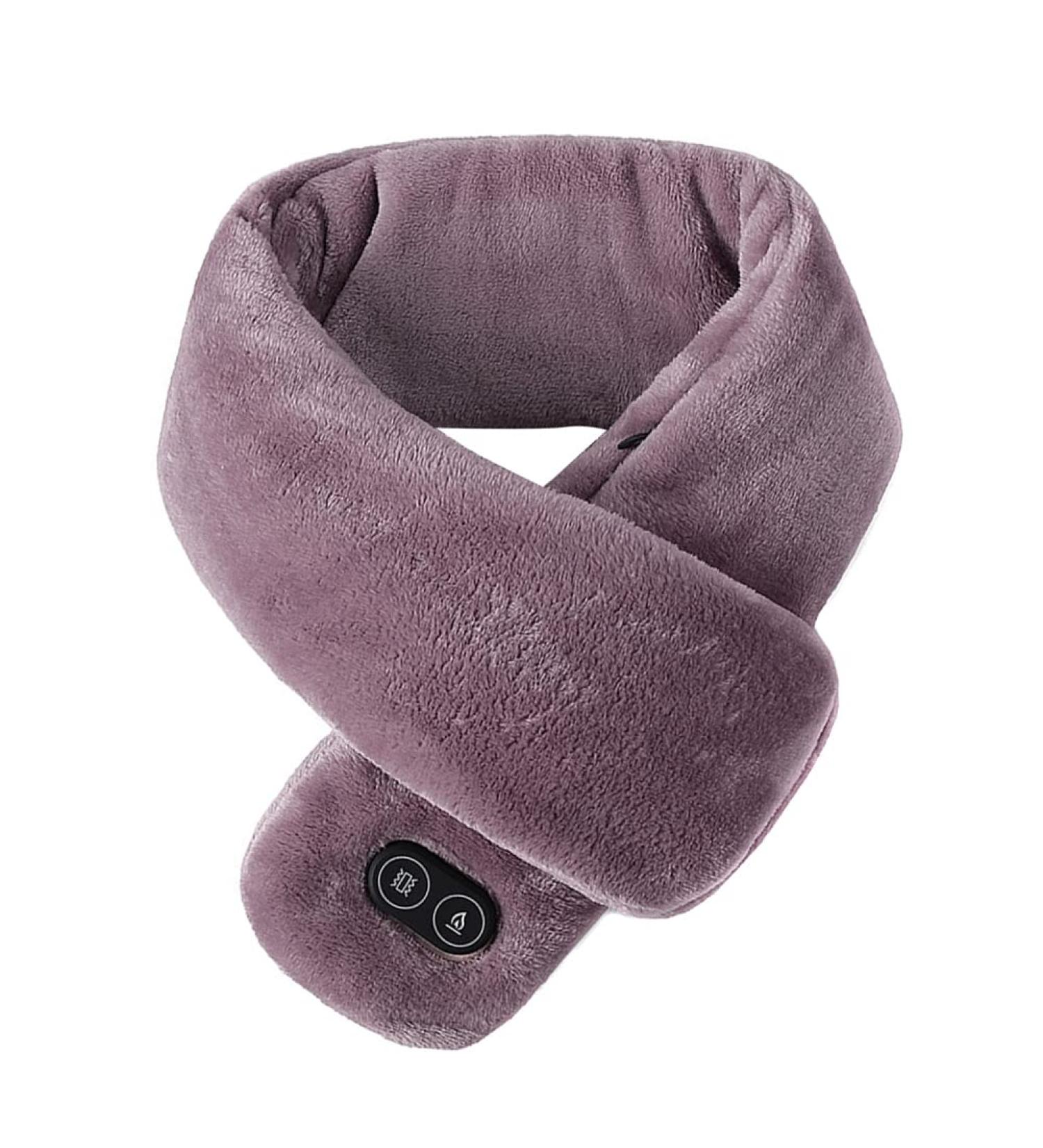 Ekakashop USB Heating Pillows & Scarves - Massage Neck Warmer 3 Speed Levels Soft & Warm for Winter - Unisex Light Brown - Buy Online on GoSupps.com
