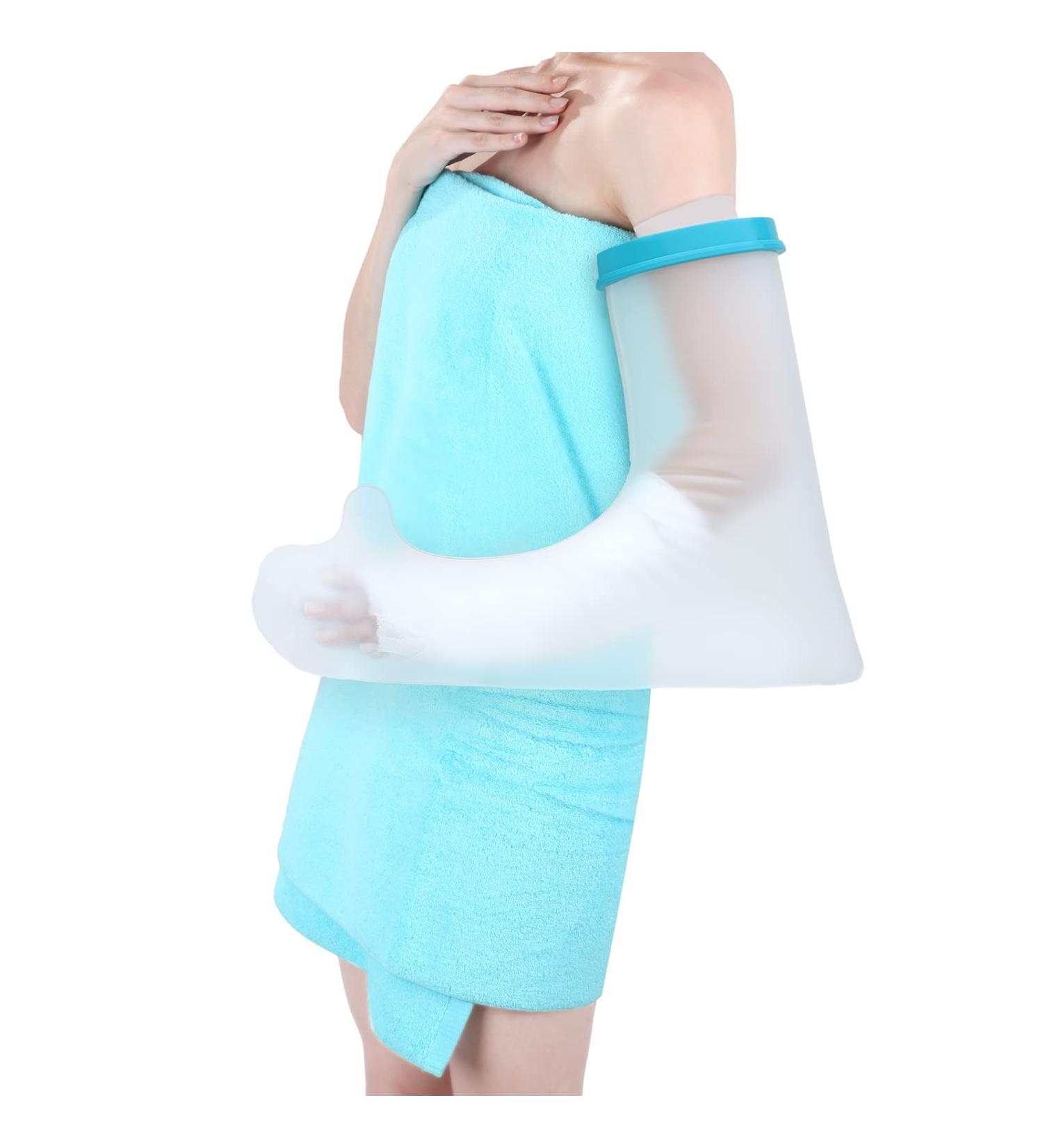 Fasola Waterproof Full Arm Cast Cover - Reusable Sleeve for Broken Arm, Wrist, Elbow, Thumb, Hand - Keep Plaster, Wounds, and Bandage Dry While Bathing - Buy Online on GoSupps.com