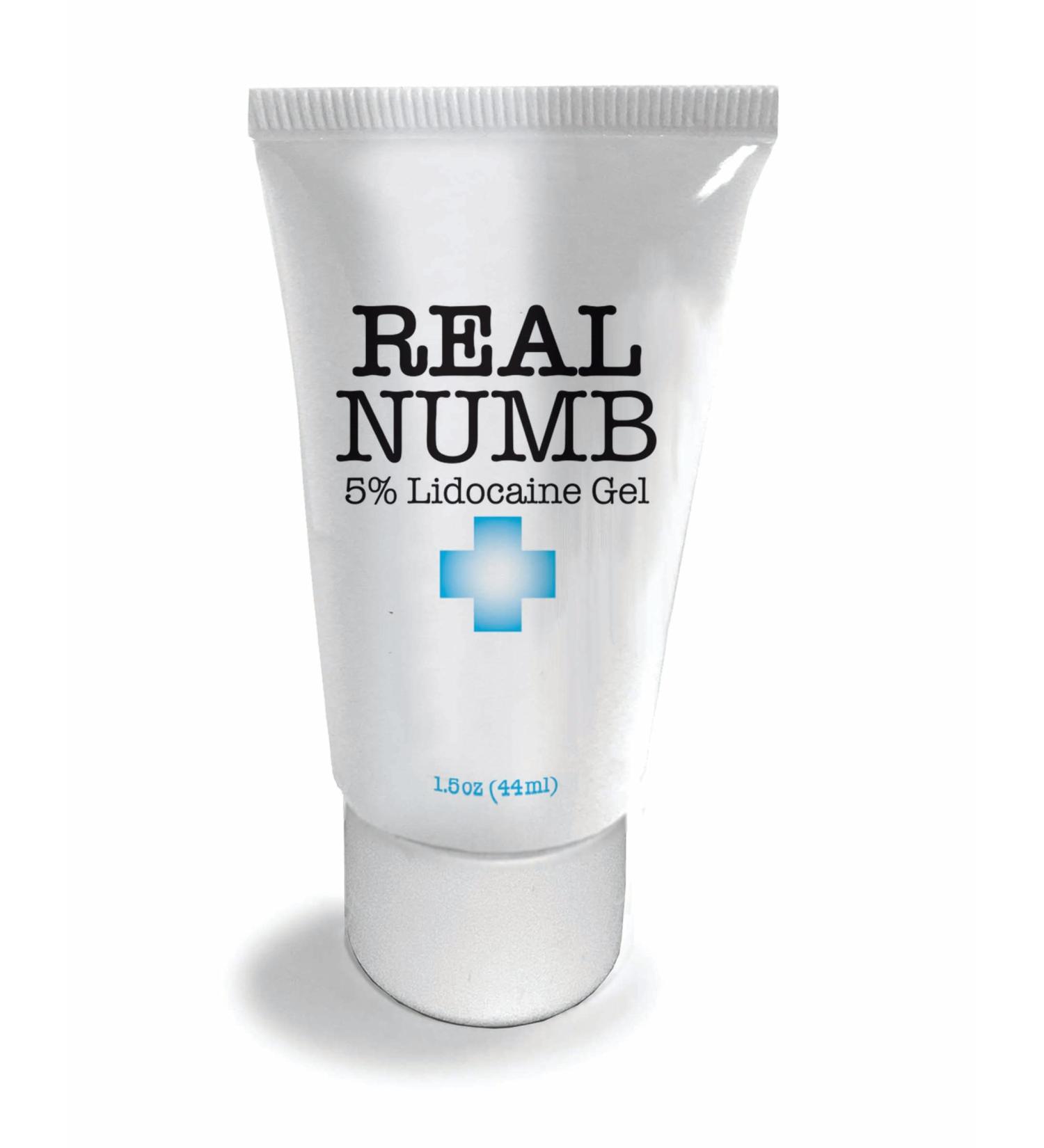 REAL NUMB Maximum Strength Lidocaine 5% Anorectal Cream for Hemorrhoid Relief - 44g Tube - Buy Online on GoSupps.com