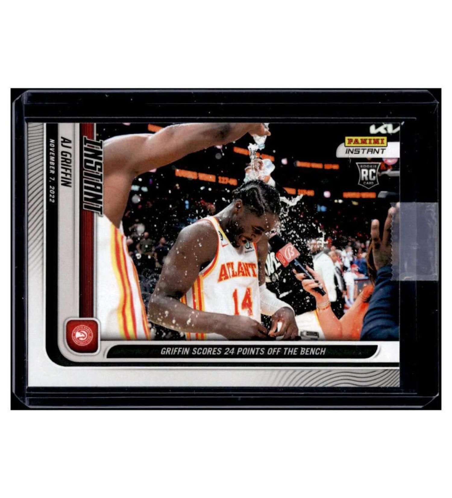 AJ GRIFFIN RC SP 2022-23 Panini Instant /77 ROOKIE #28 Hawks MT-MT+ NBA Basketball