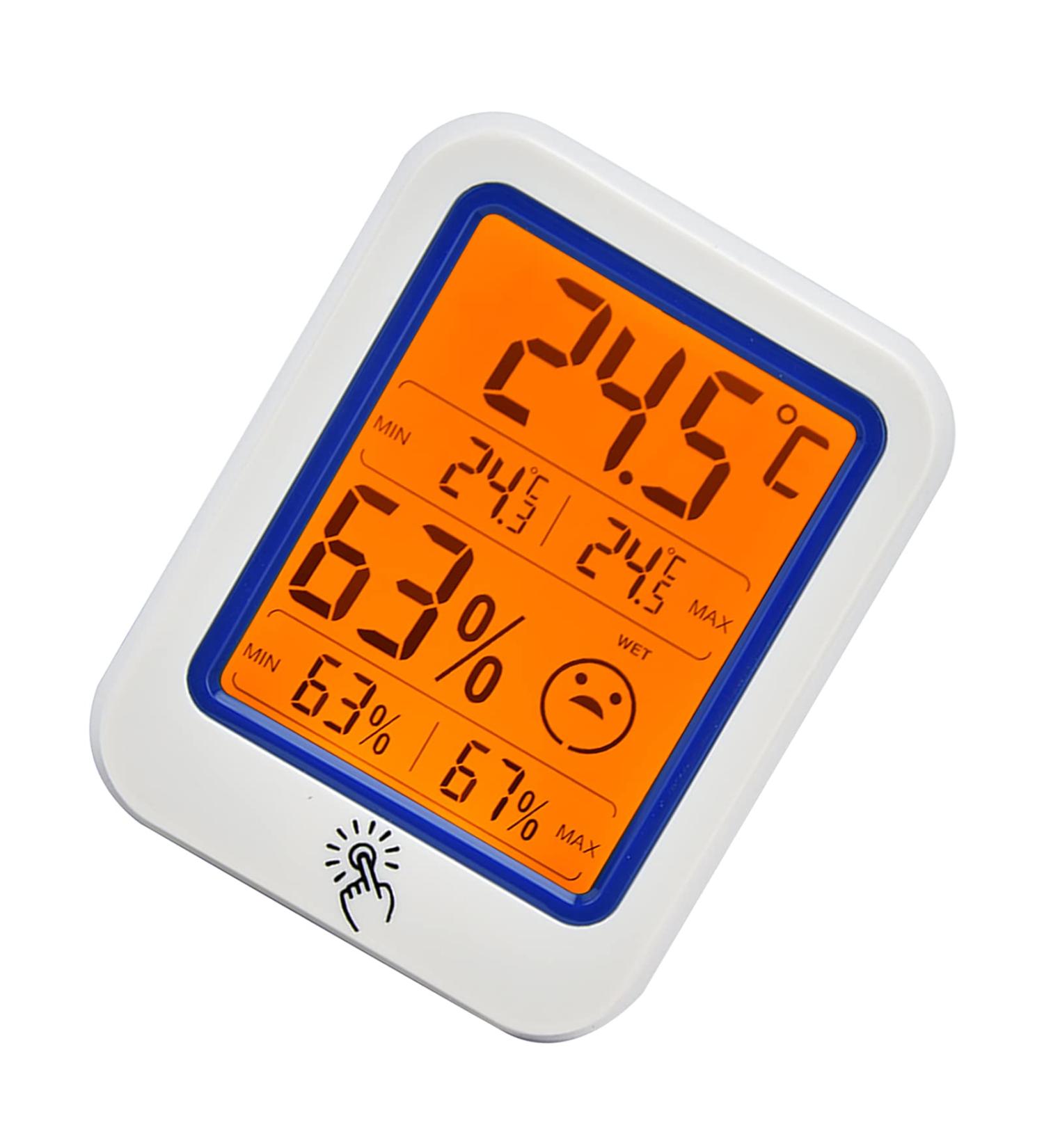 Huaosn Electronic LCD Wall Thermometer & Hygrometer | Digital Temperature & Humidity Meter for Home & Industry - Buy Internationally - Buy Online on GoSupps.com
